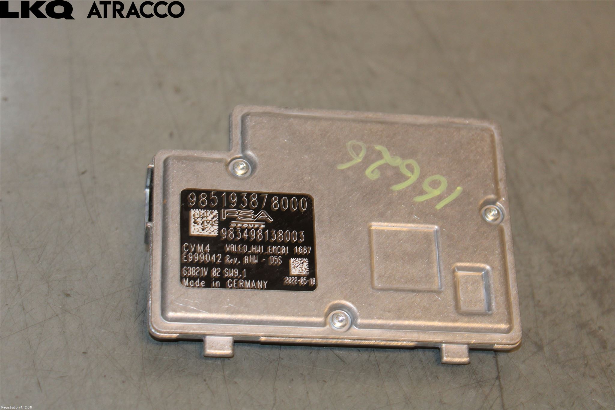 Peugeot 508 19- Parkeringshjelp Kamera