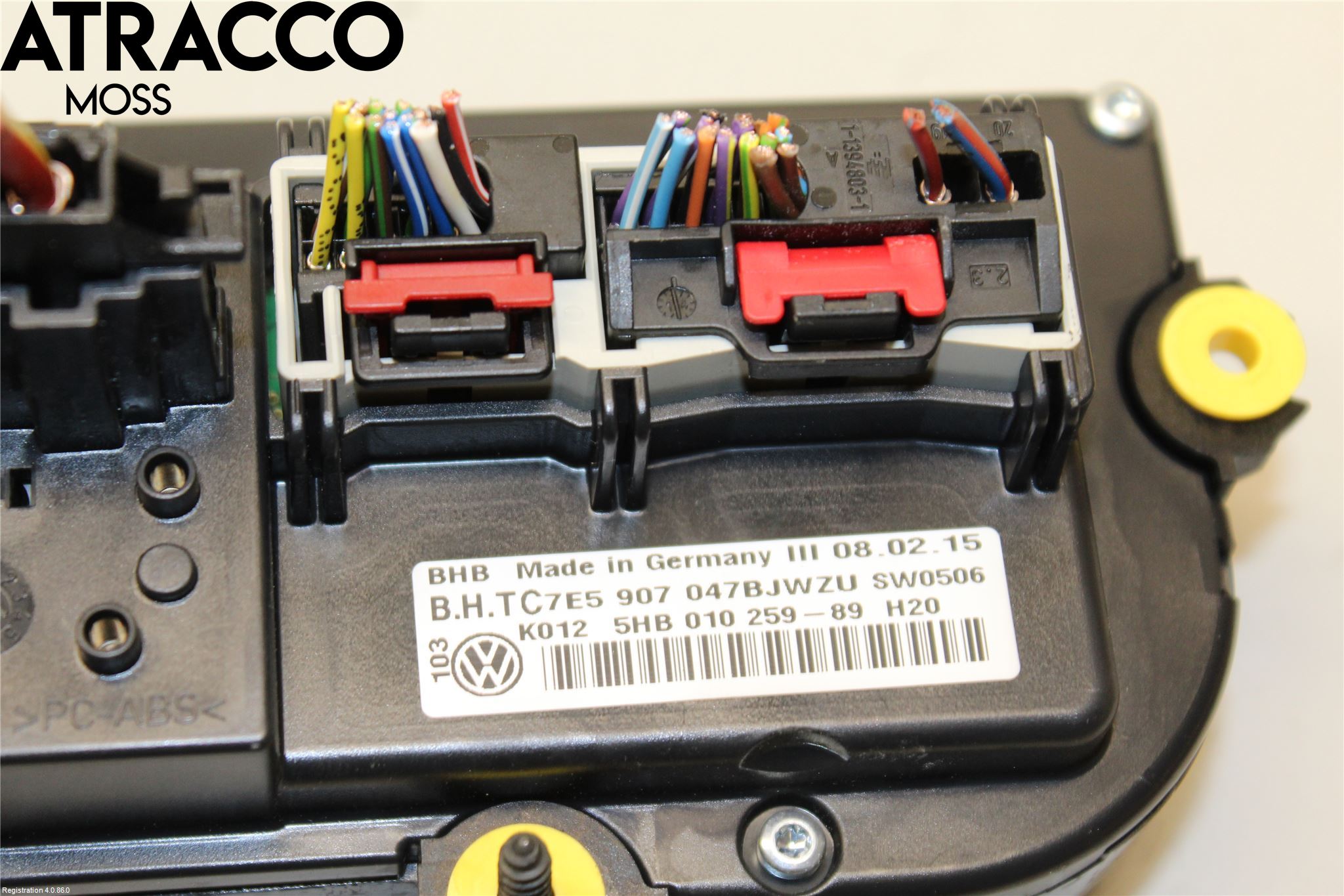 Volkswagen VW TRANSP/CARAVELLE (T5) 04-15 Varme Ac Betjening-Display