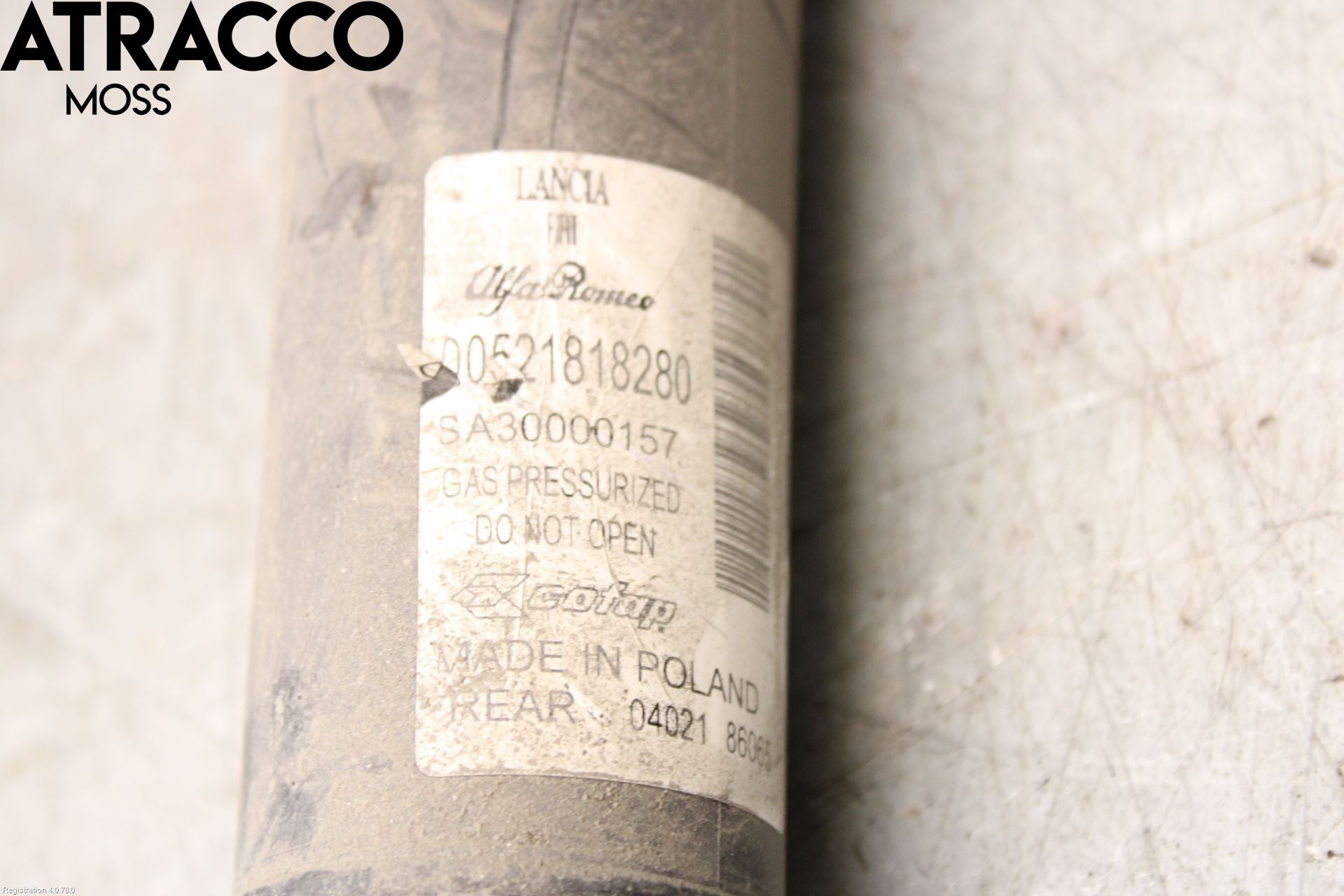 Fiat 500 07- Støtdemper Bak