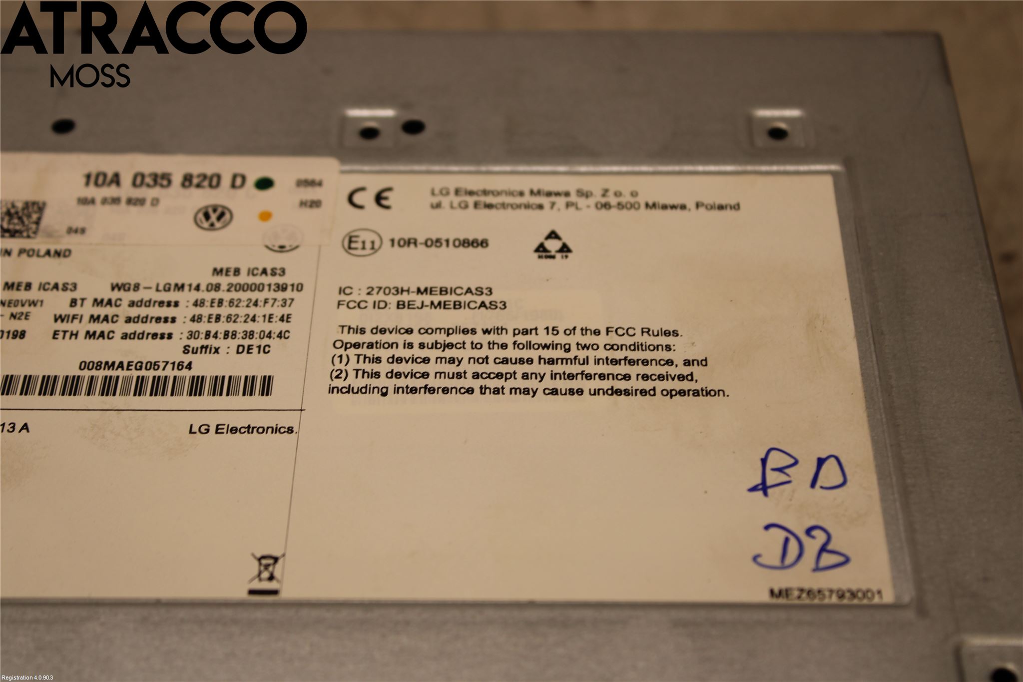 Volkswagen VW ID.3 21- Stereo Radio