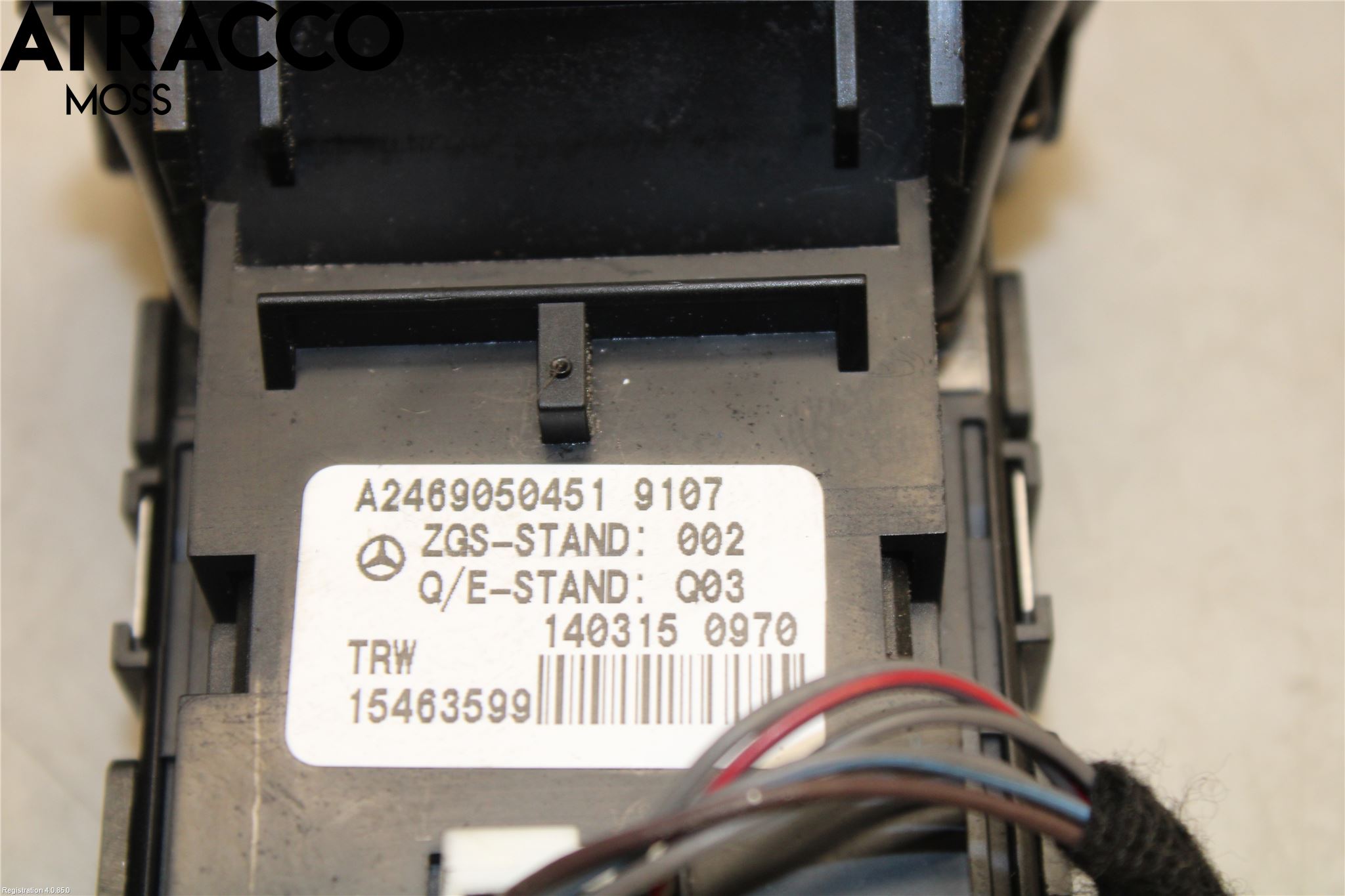 Mercedes-Benz MB GL/GLS-KLASS (X166) 12-19 Bryter Parkeringsbrems