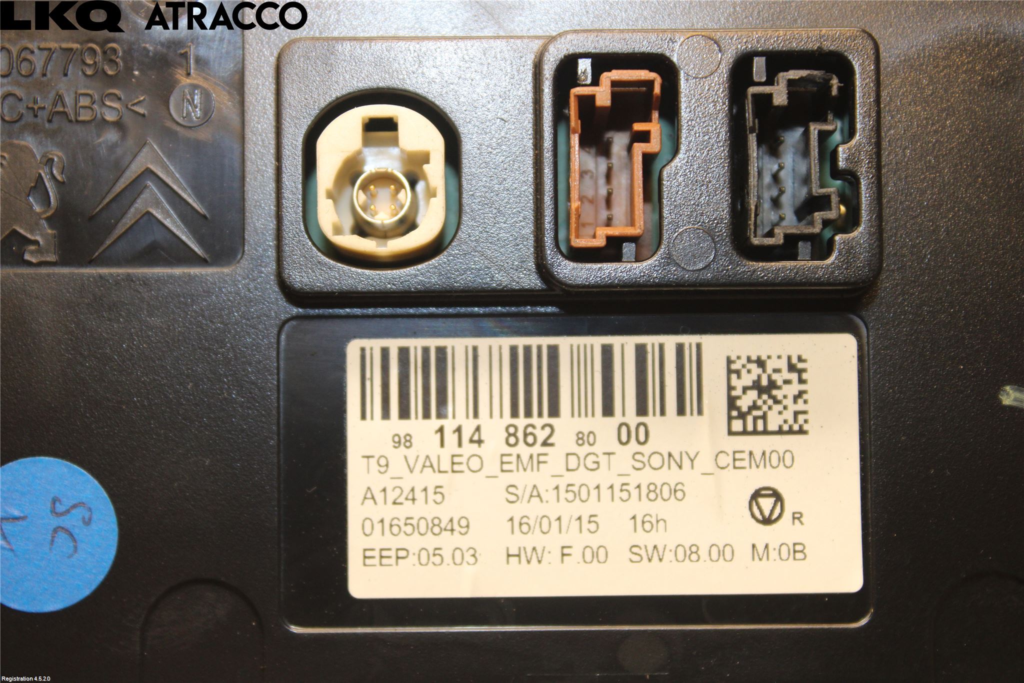 Peugeot 308 14-21 Multifunktionsdisplay