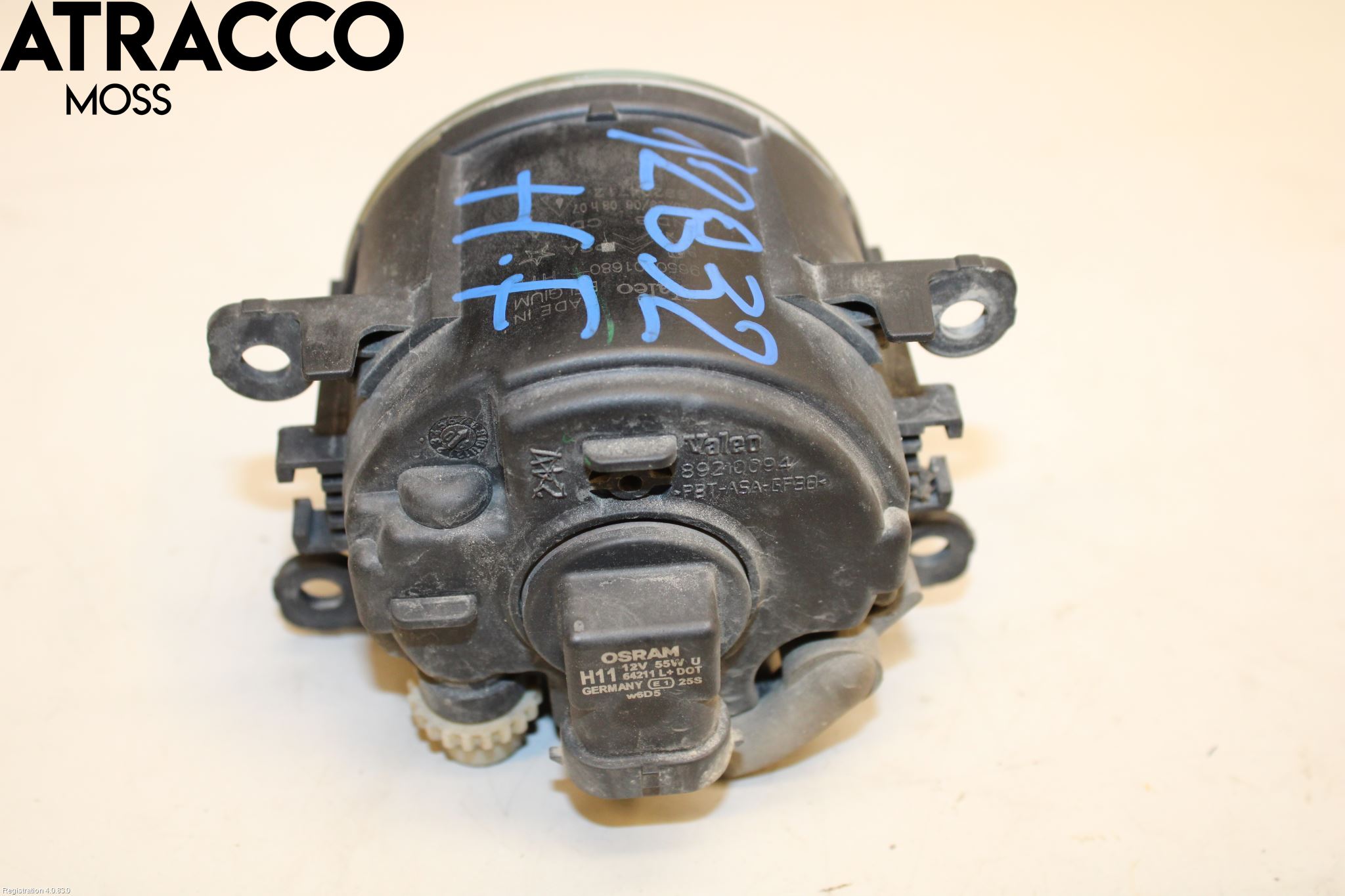 Peugeot 207 Frontlykt-Kurve-Tåkelys