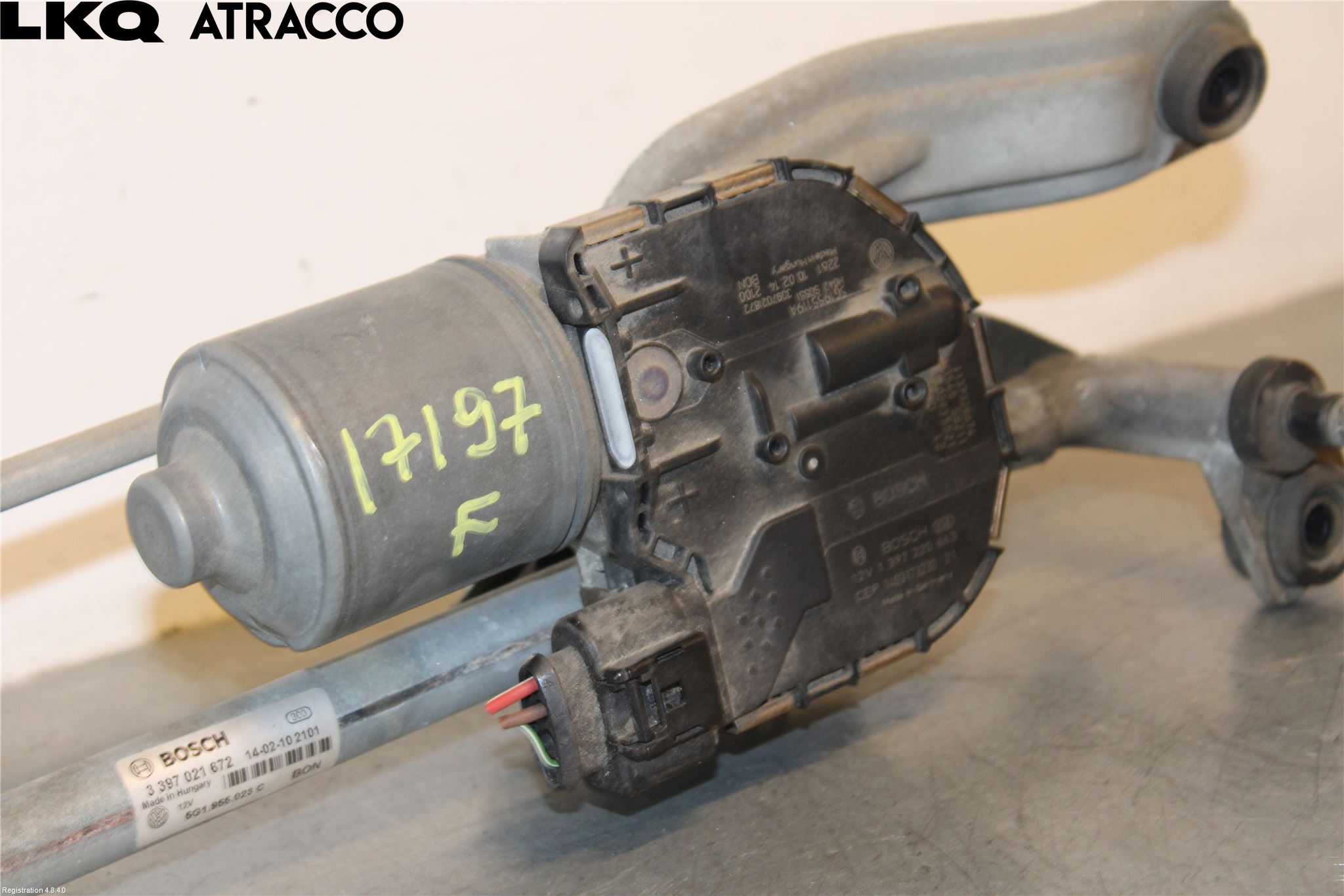 Volkswagen VW GOLF PLUS/CROSS GOLF 04-14 Viskermotor Frontrute