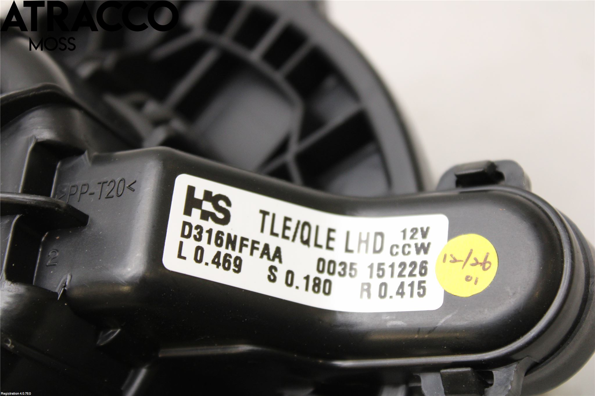 Kia SPORTAGE (QL) 16-21 Varme Ac Varmeapparatvifte