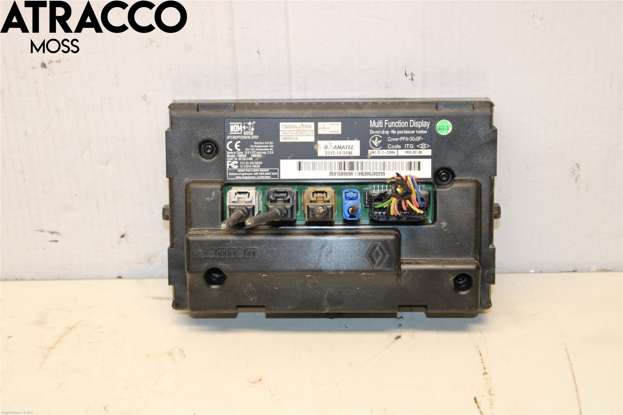 Nissan NV250 20-22 Multifunktionsdisplay