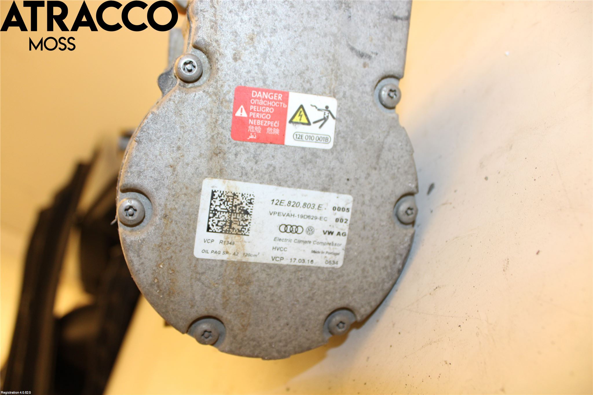 Volkswagen VW PASSAT 15-19 Varme Ac Kompressor