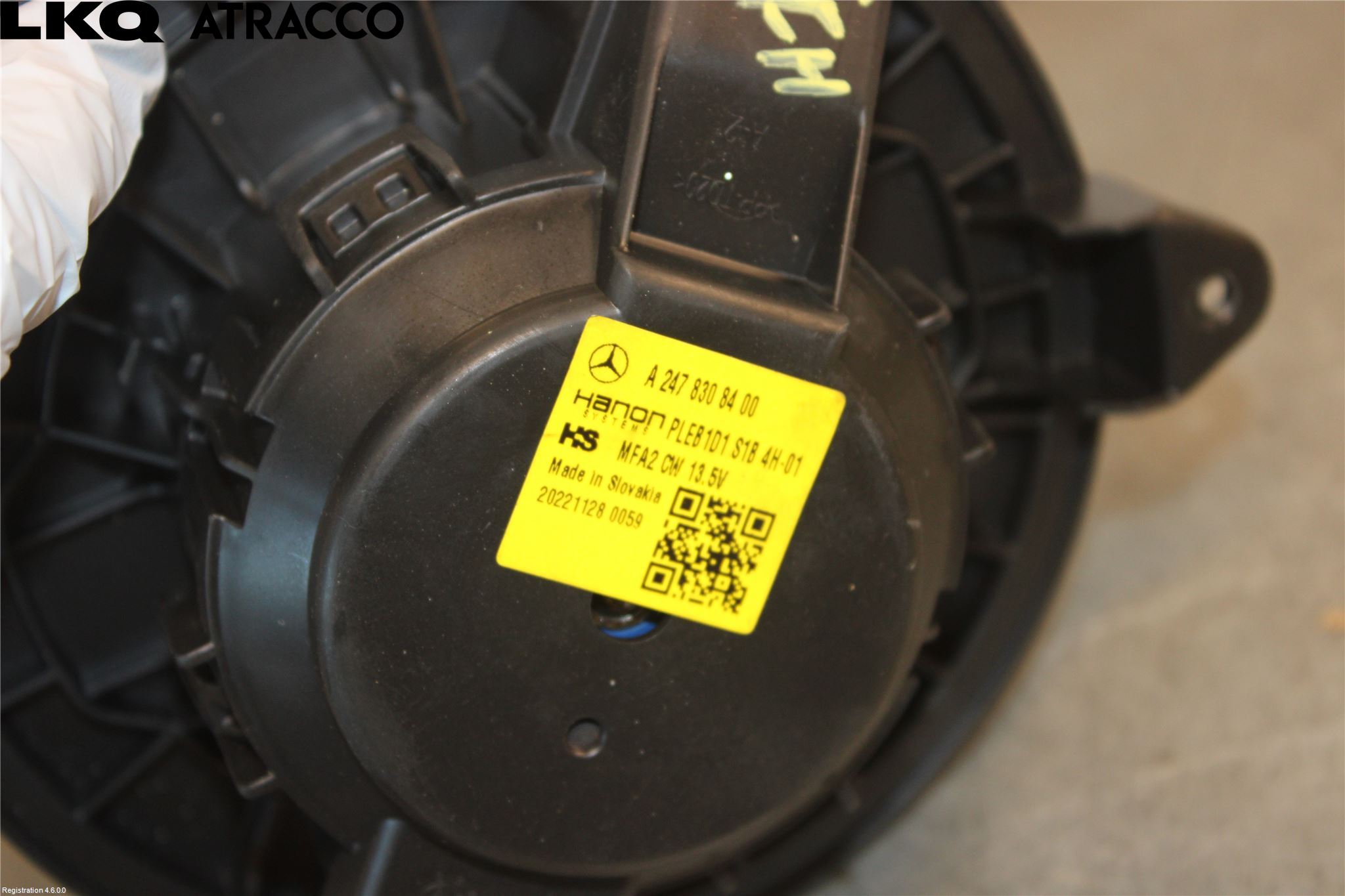 Mercedes-Benz MB EQB (X243) 22- Varmeapparat Viftemotor