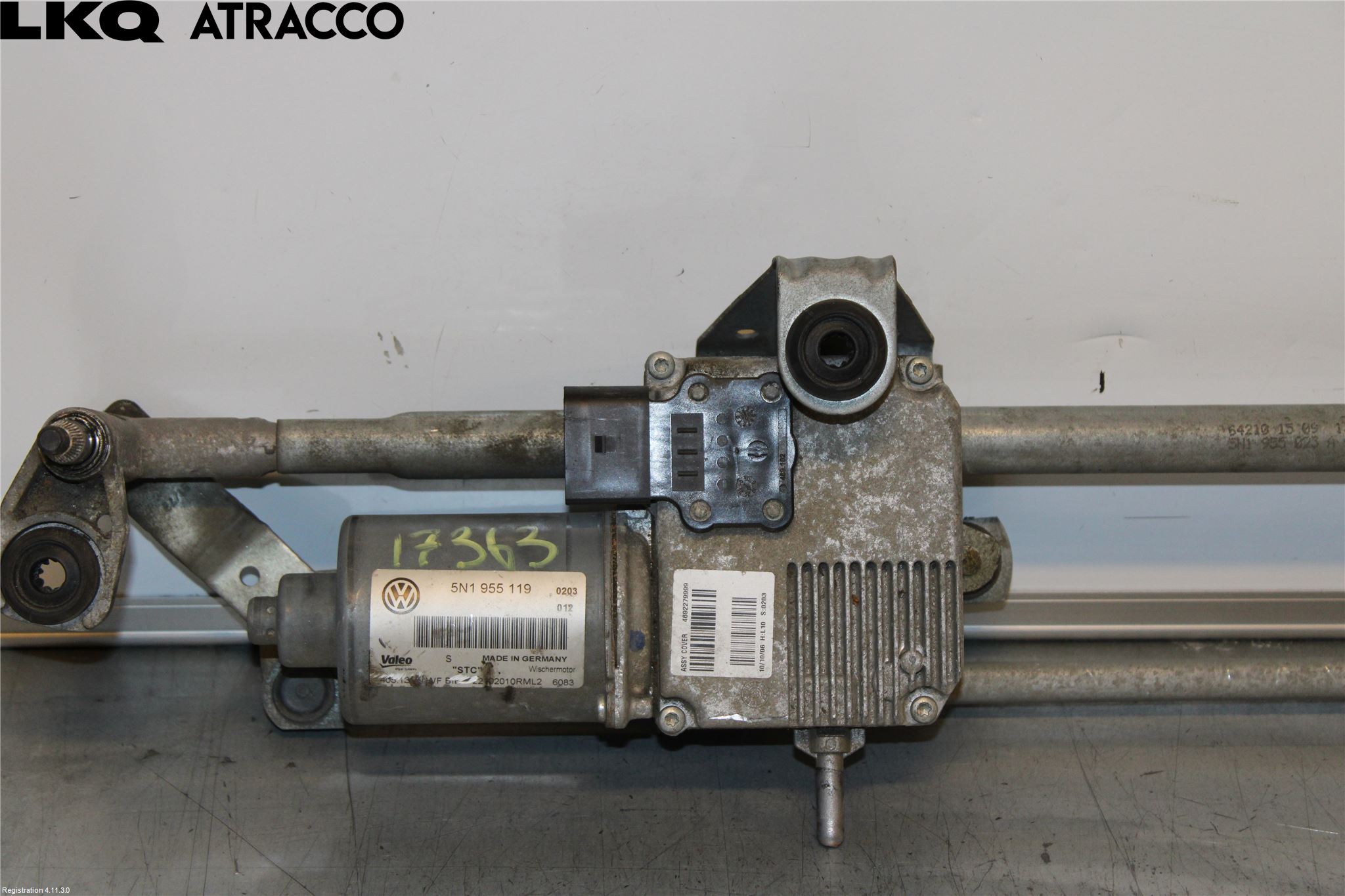 Volkswagen VW TIGUAN 07-16 Viskermotor Frontrute