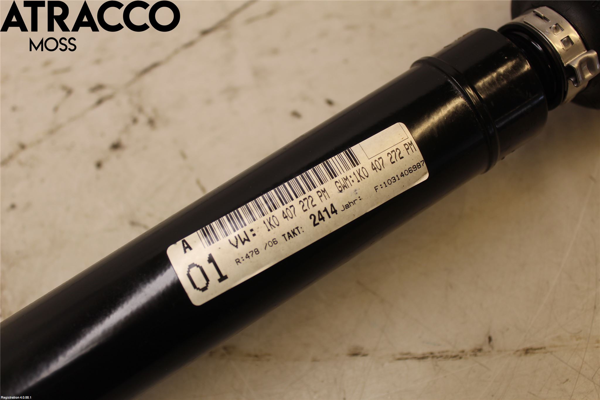 Volkswagen VW GOLF VI 09-13 Drivaksel Foran Kompl Høyre