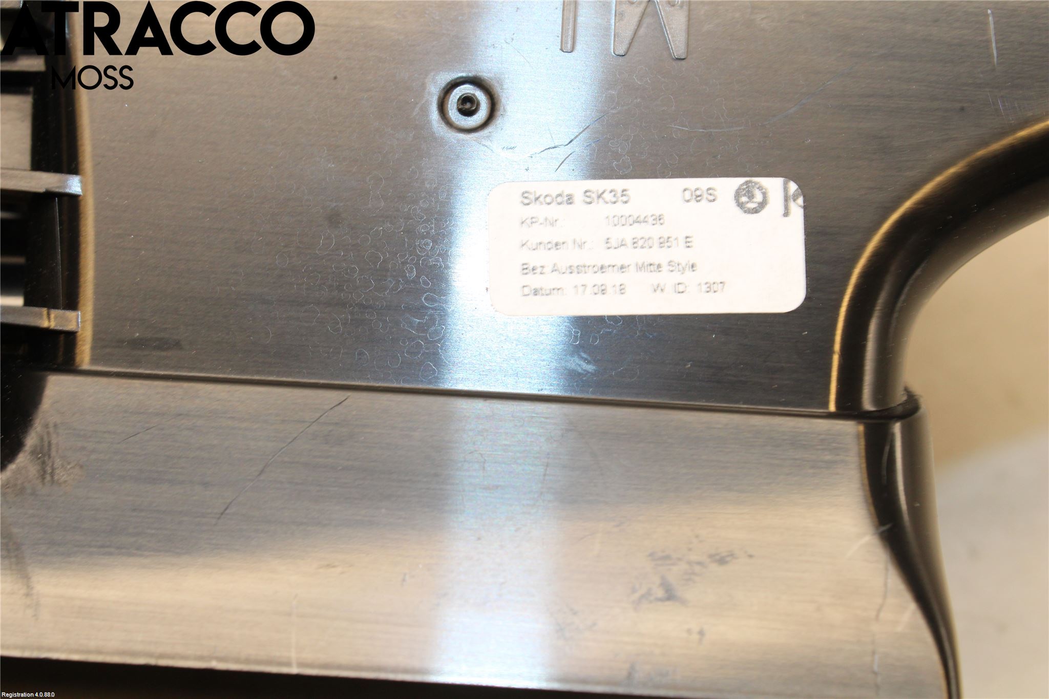 Skoda RAPID Dashbord Kanal - Dyse