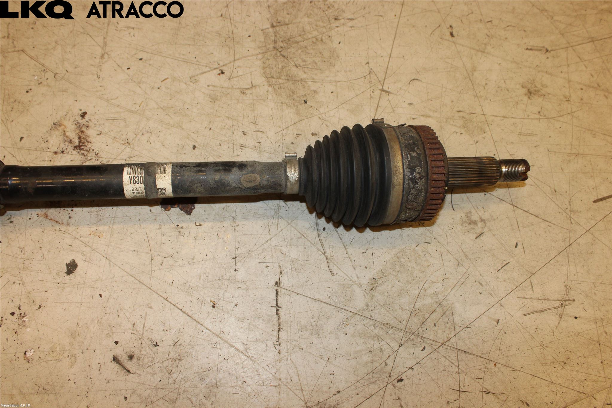 Kia SPORTAGE (SL) 11-15 Drivaksel Foran Kompl Høyre