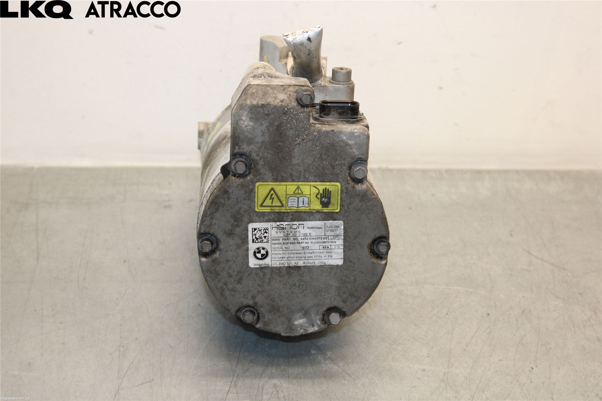 BMW 2 F45 Active Tourer 14-21 Varme Ac Kompressor