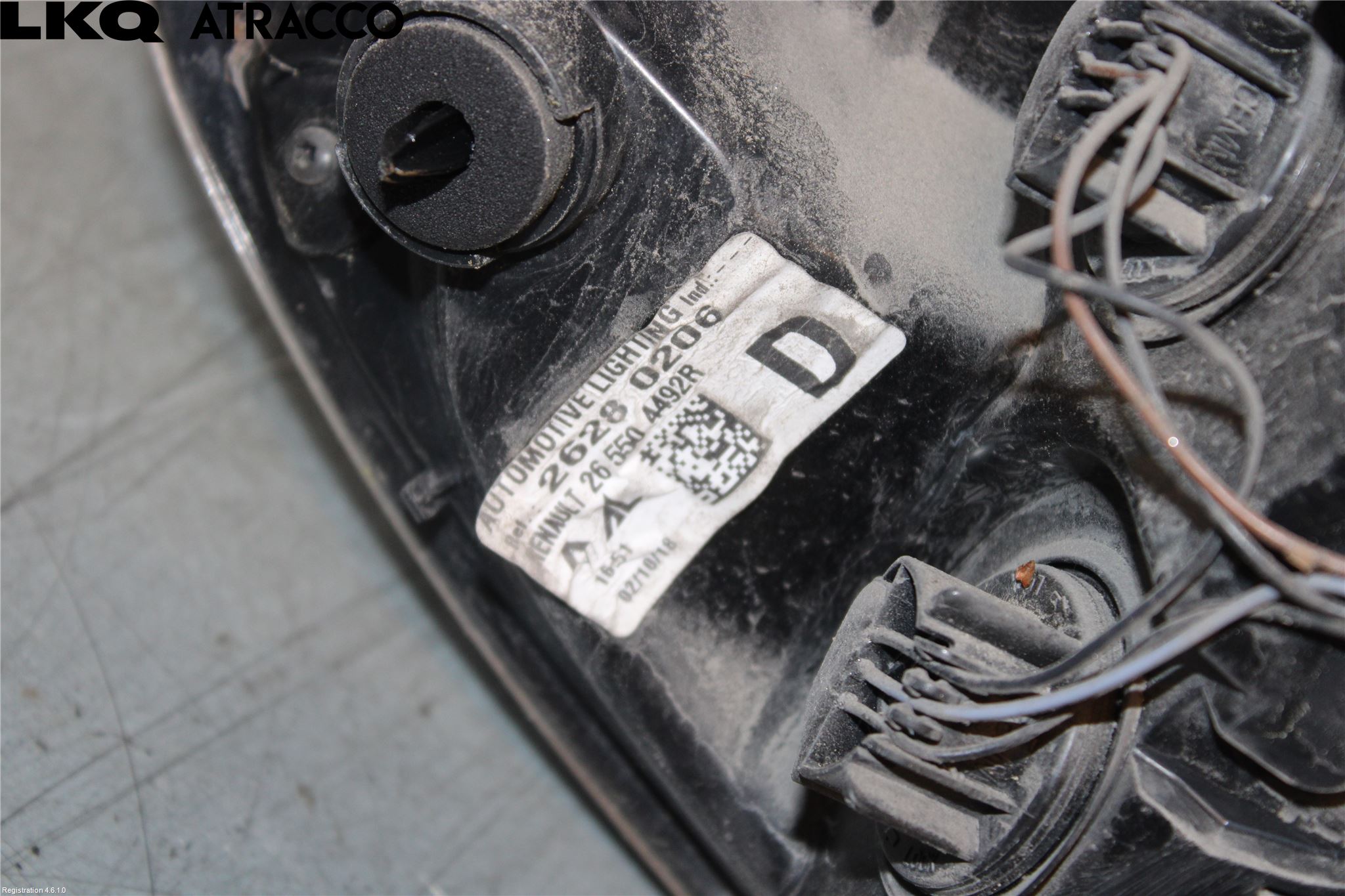 Renault ZOE/E-TECH 13- Baklykt Høyre