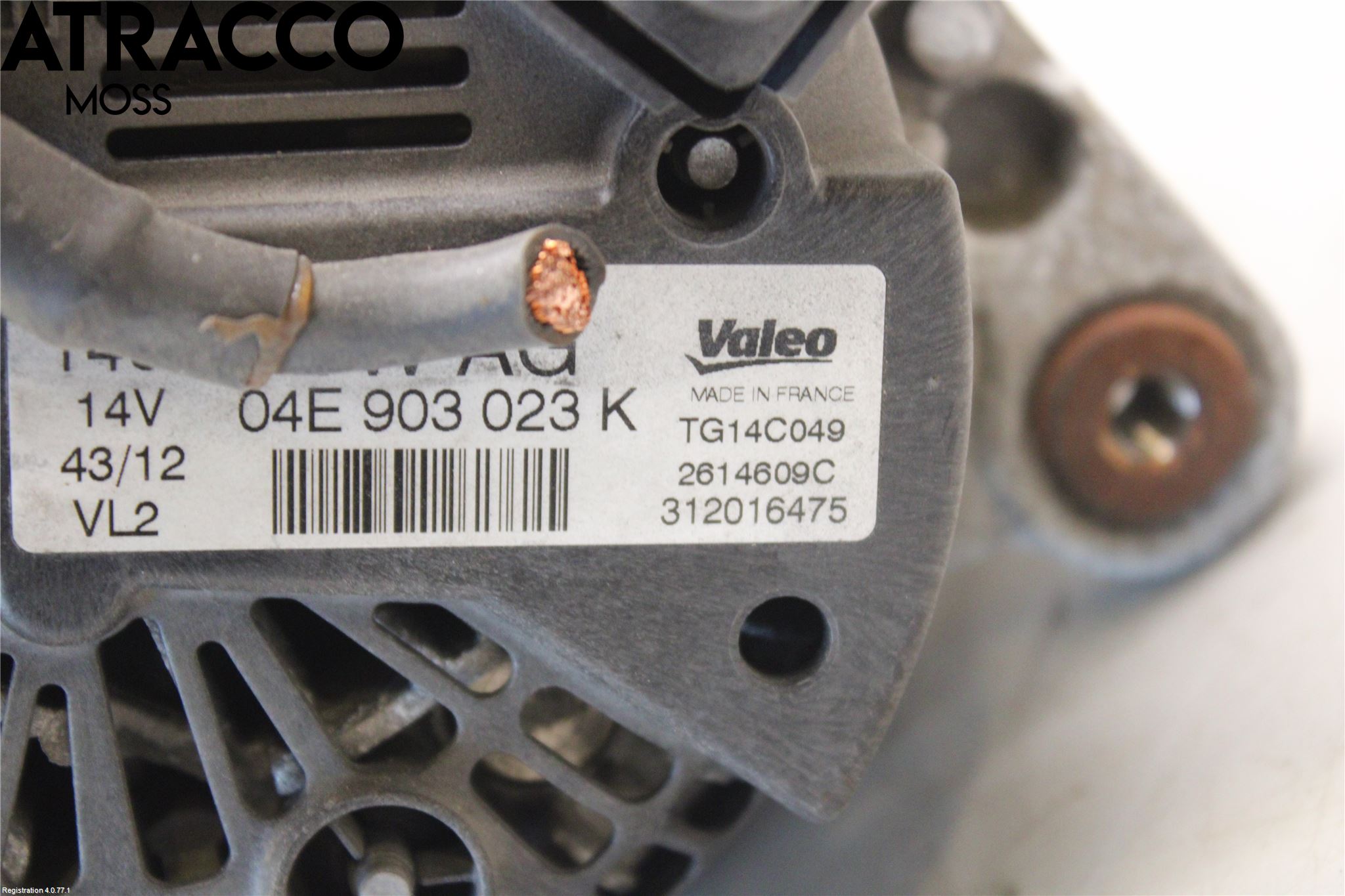 Volkswagen VW GOLF / E-GOLF VII 13-20 Dynamo