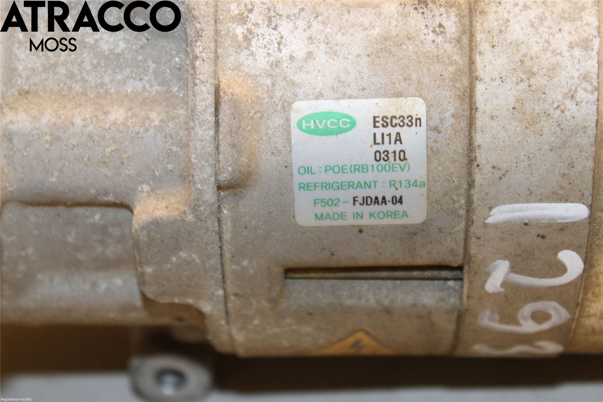 Kia SOUL 09- Varme Ac Kompressor