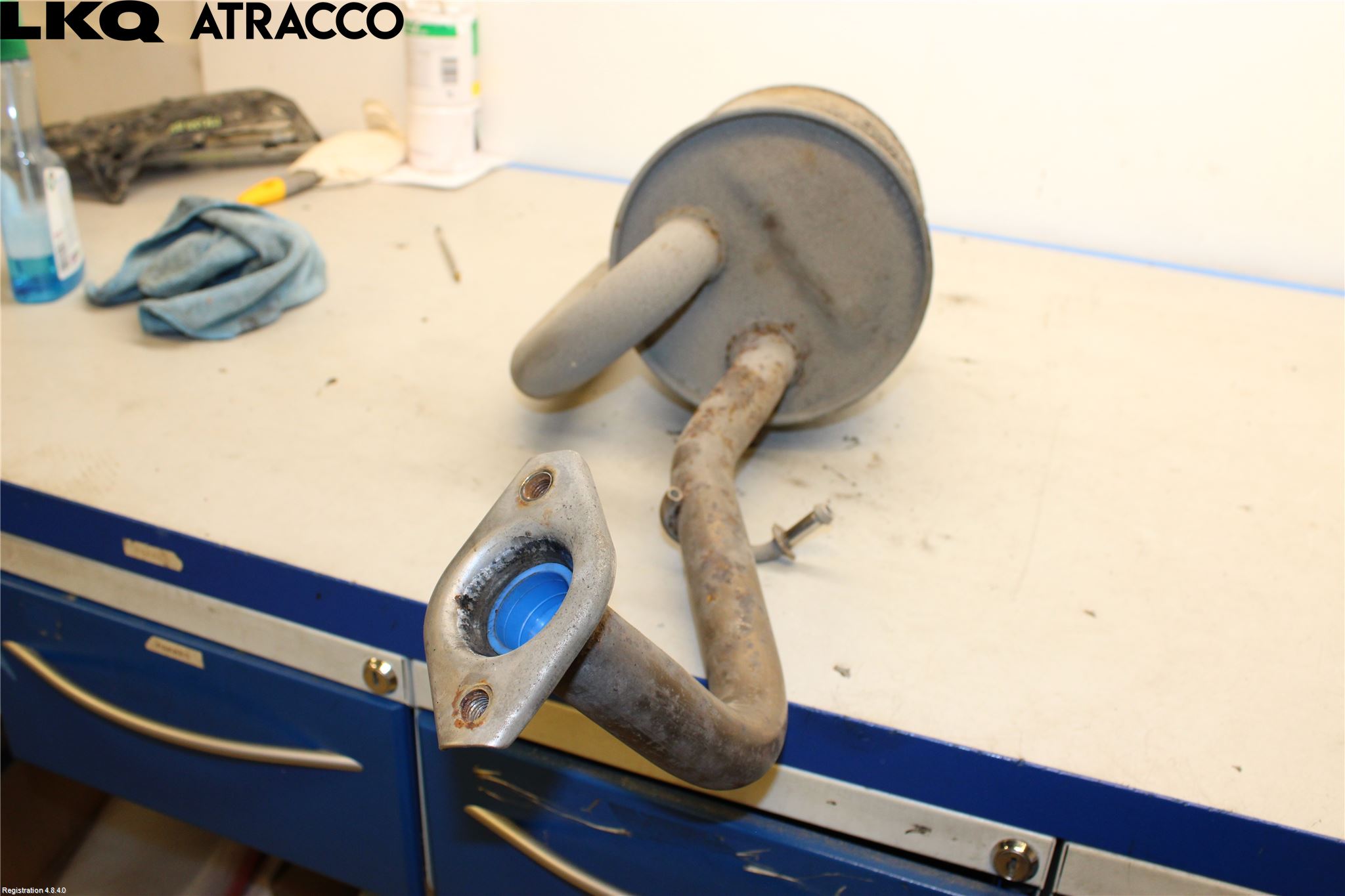 Toyota YARIS XP130 15-20 Eksos Bakre Potte