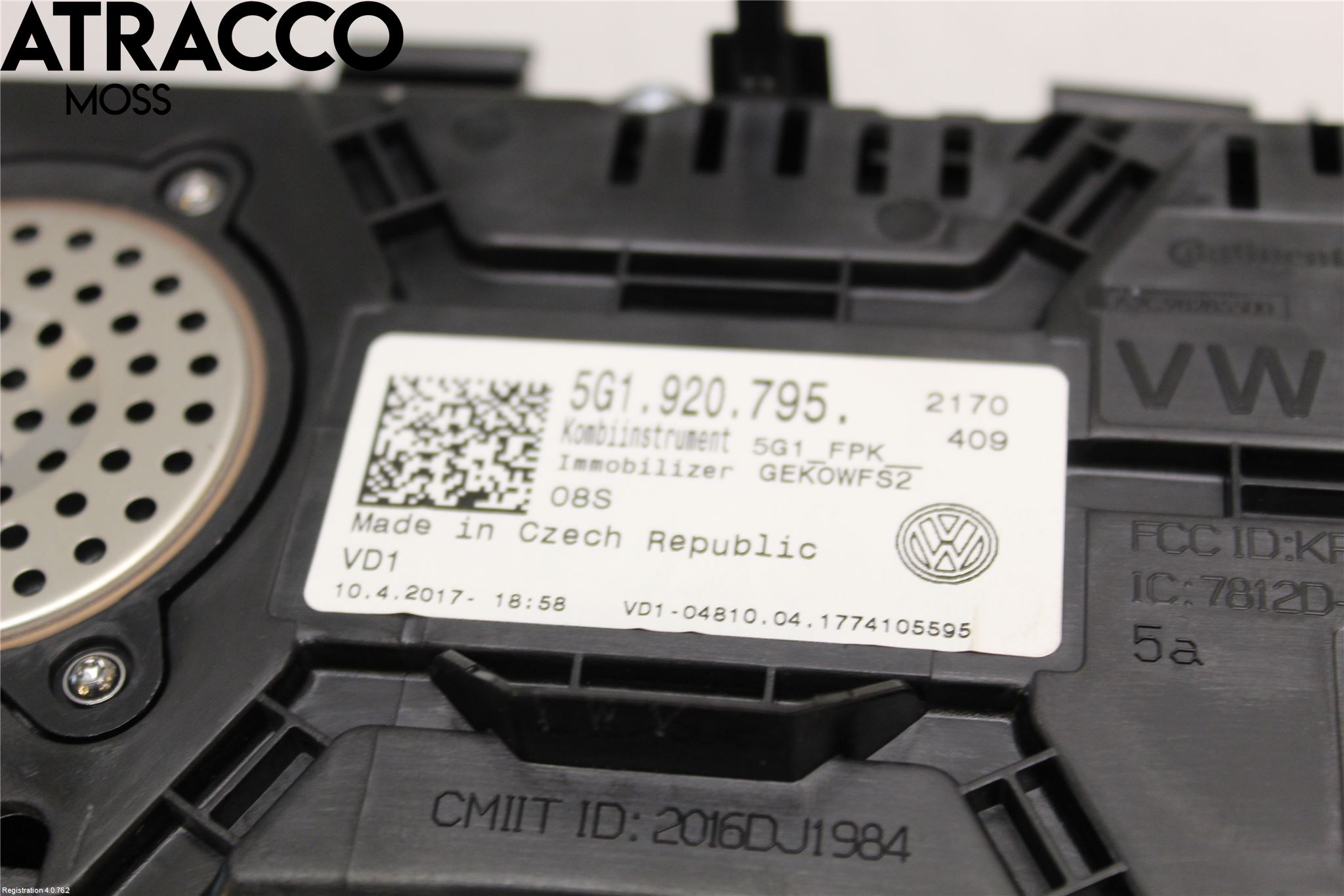 Volkswagen VW GOLF / E-GOLF VII 13-20 Instr Kombinert