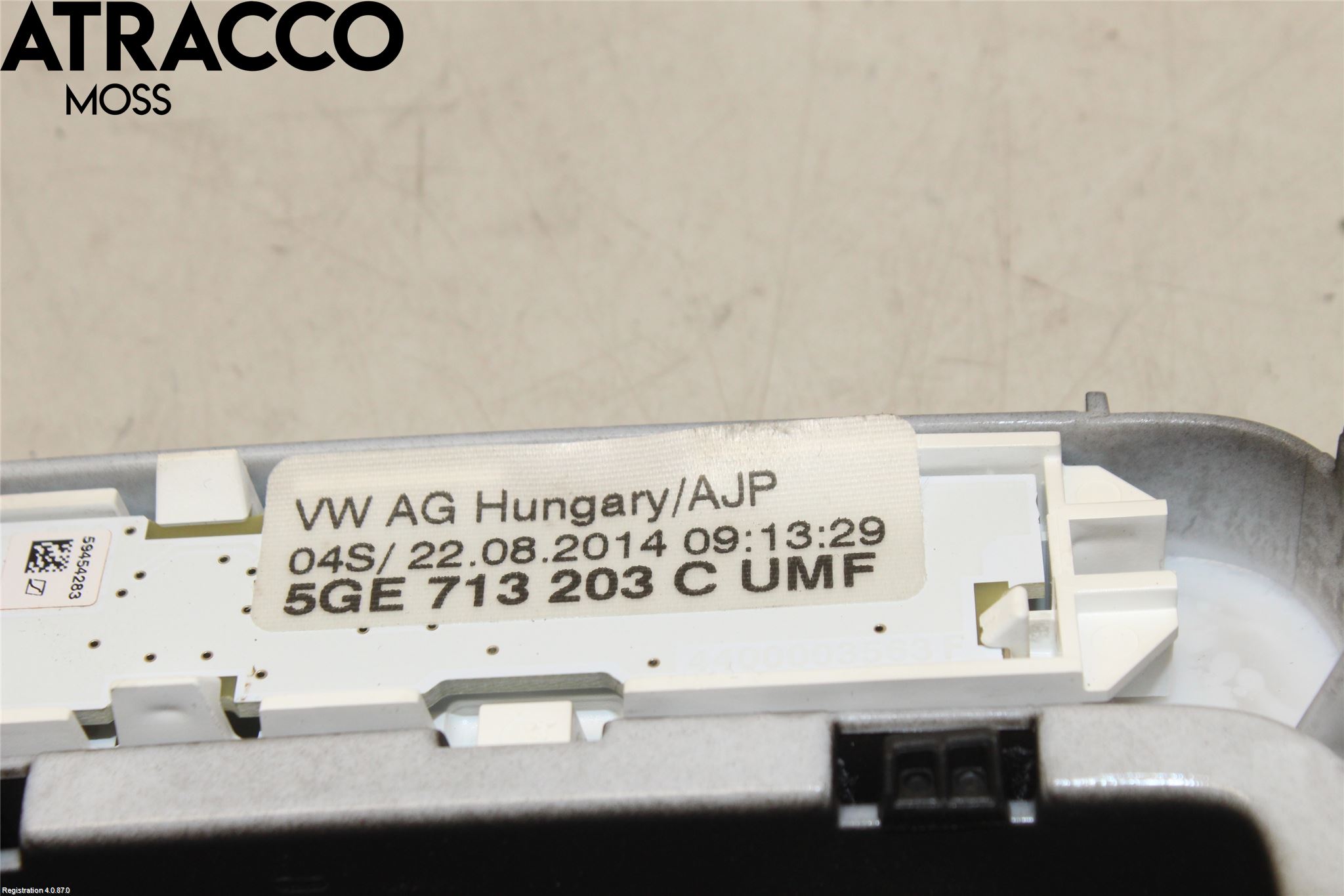 Volkswagen VW GOLF / E-GOLF VII 13-20 Gearspak Kule