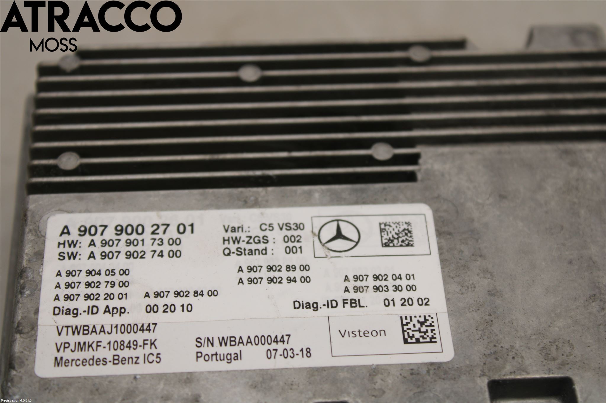 Mercedes-Benz MB SPRINTER (W907/W910) 19- Styreenhet Øvrig