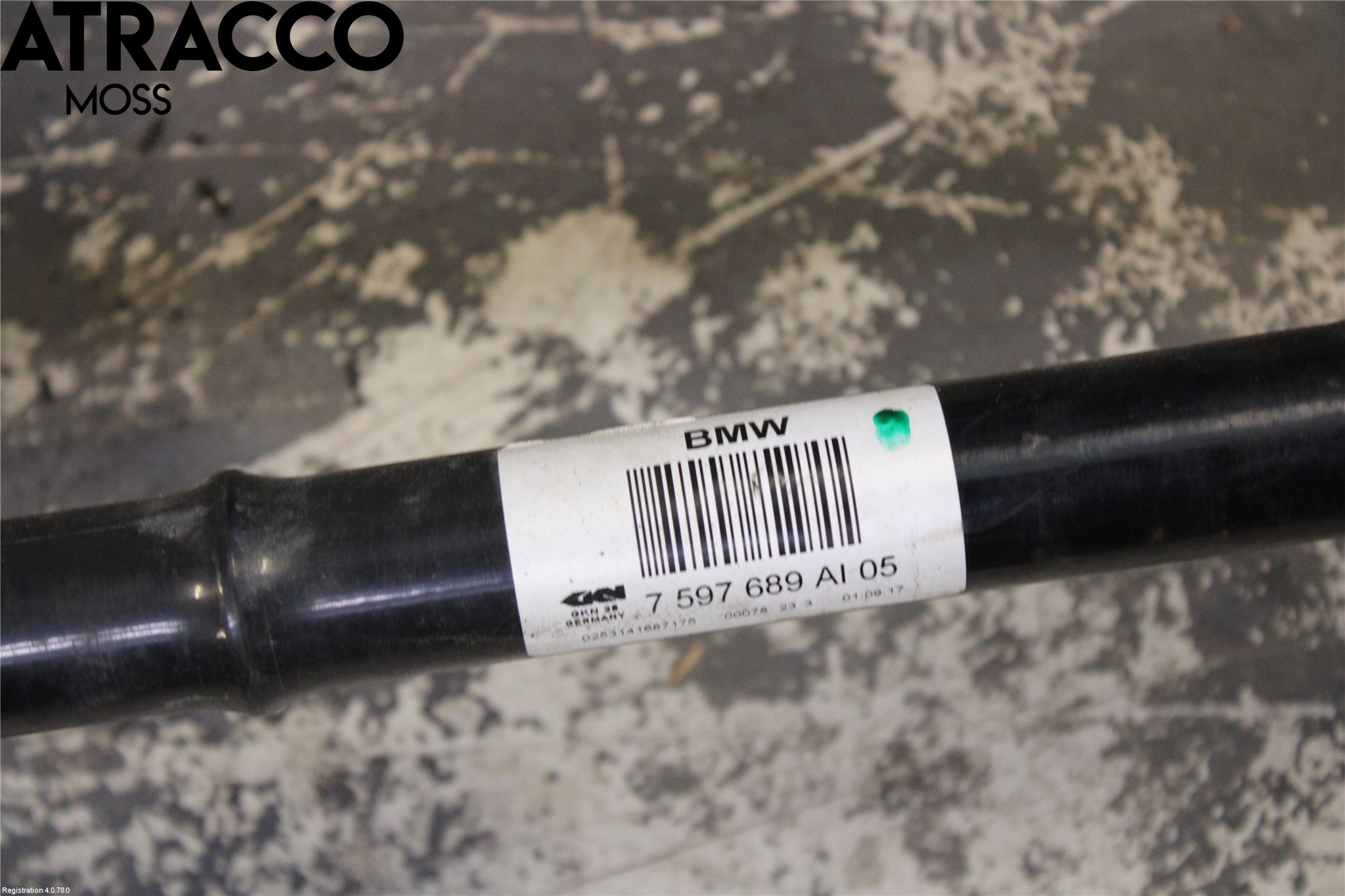 BMW 4 F32/F33/F82/F83 13-20 Drivaksel Bak Kompl Venstre