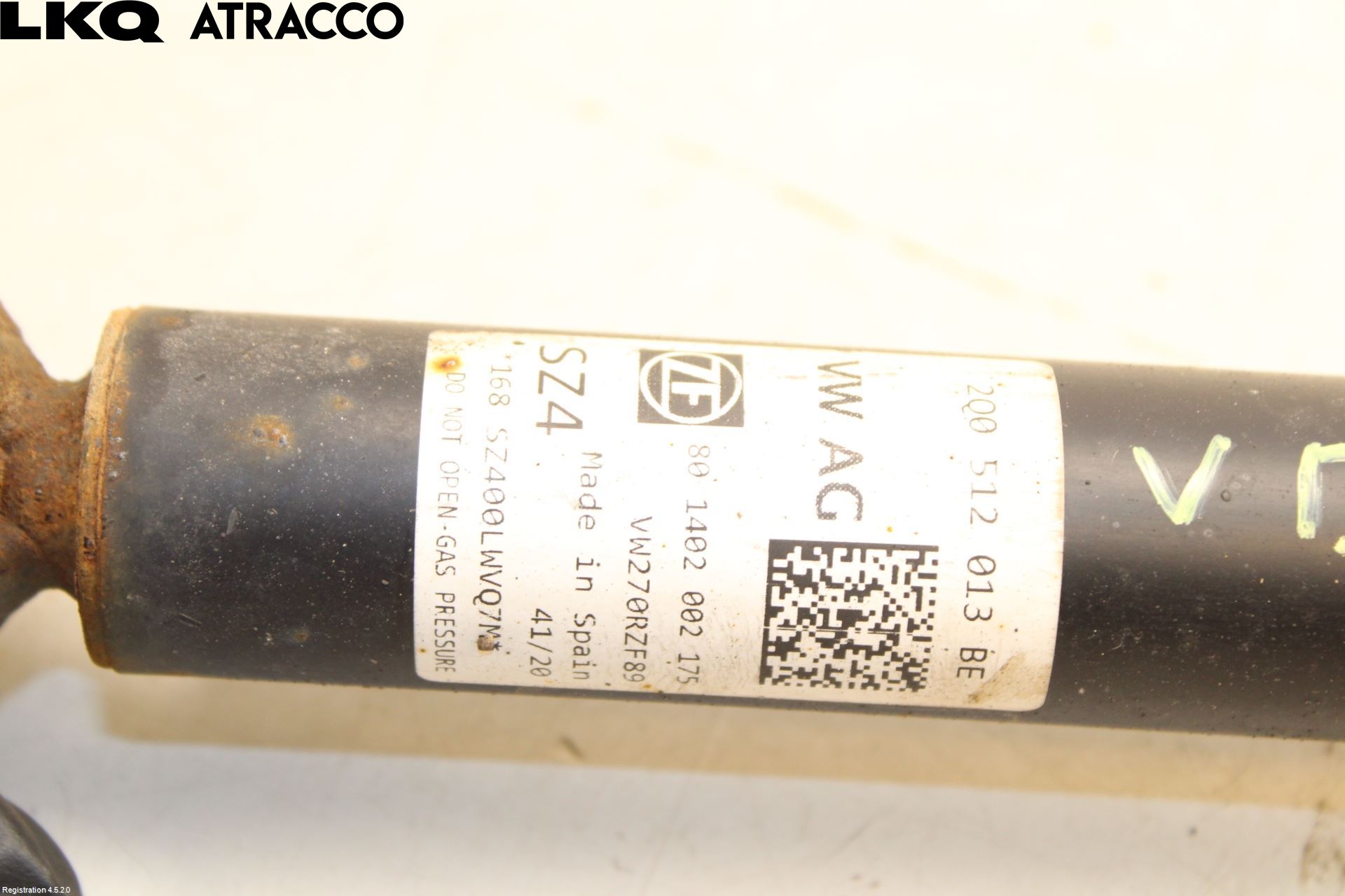 Volkswagen VW POLO VI 18->> Støtdemper Bak