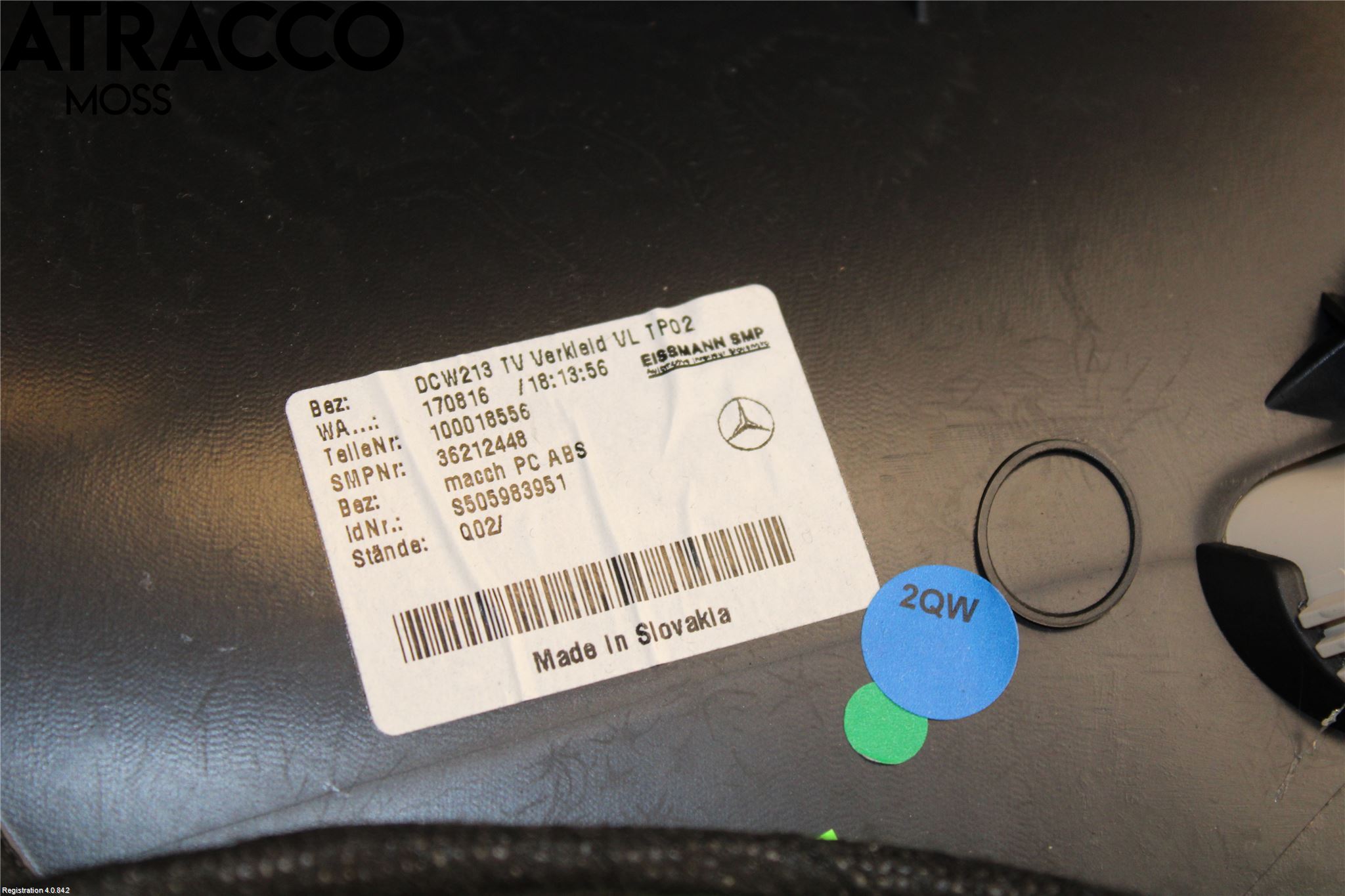 Mercedes-Benz MB E-KLASS (W213) 16-23 Innr Dørtrekk Venstre
