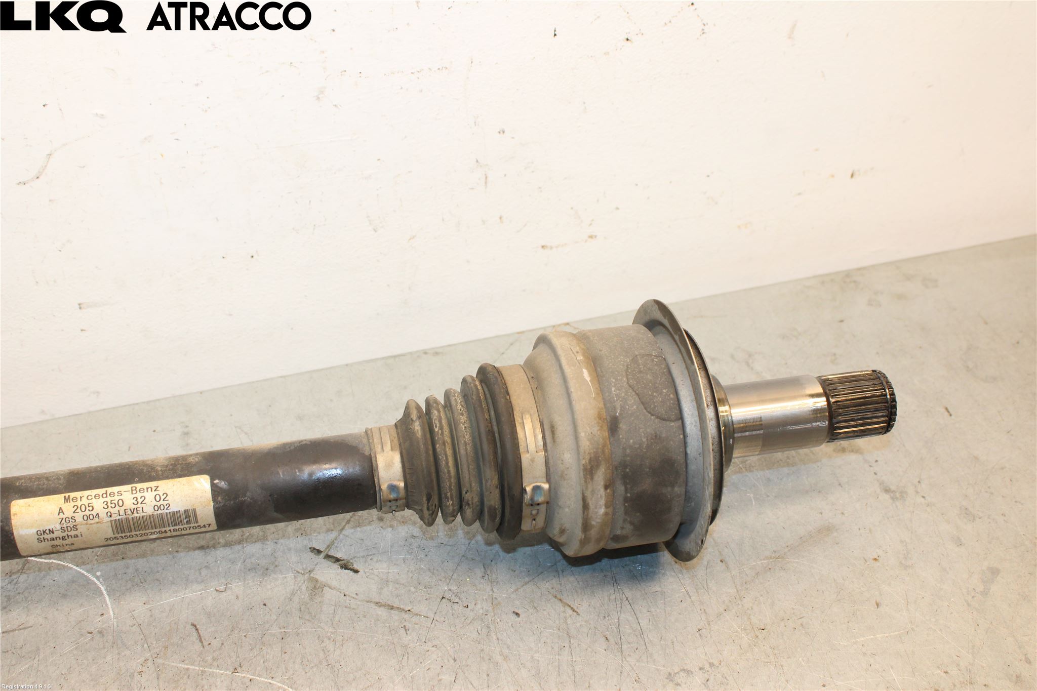 Mercedes-Benz MB C-KLASS (W205) 14-21 Drivaksel Bak Kompl Venstre