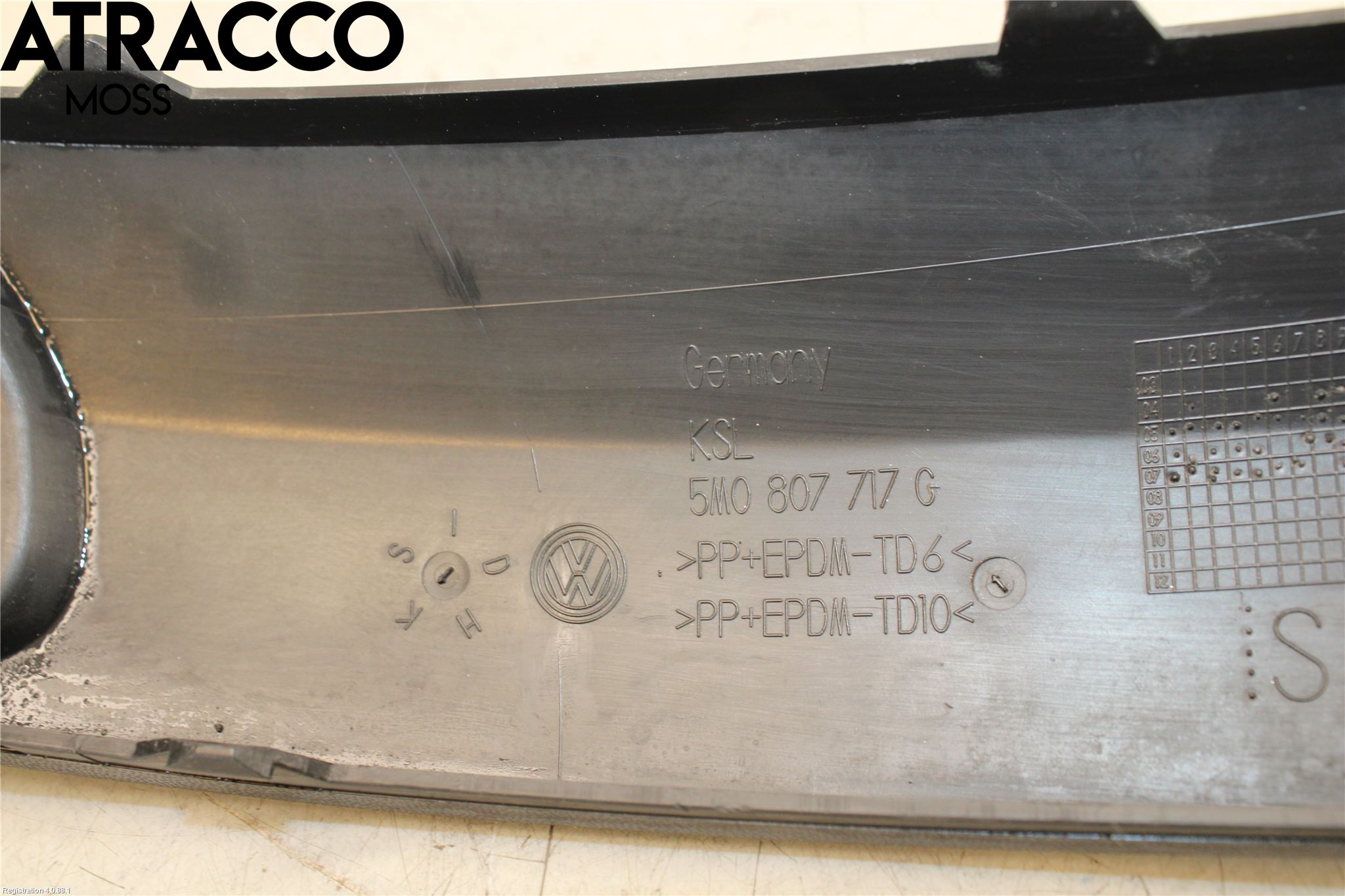 Volkswagen VW GOLF PLUS/CROSS GOLF 04-14 List Venstre Side