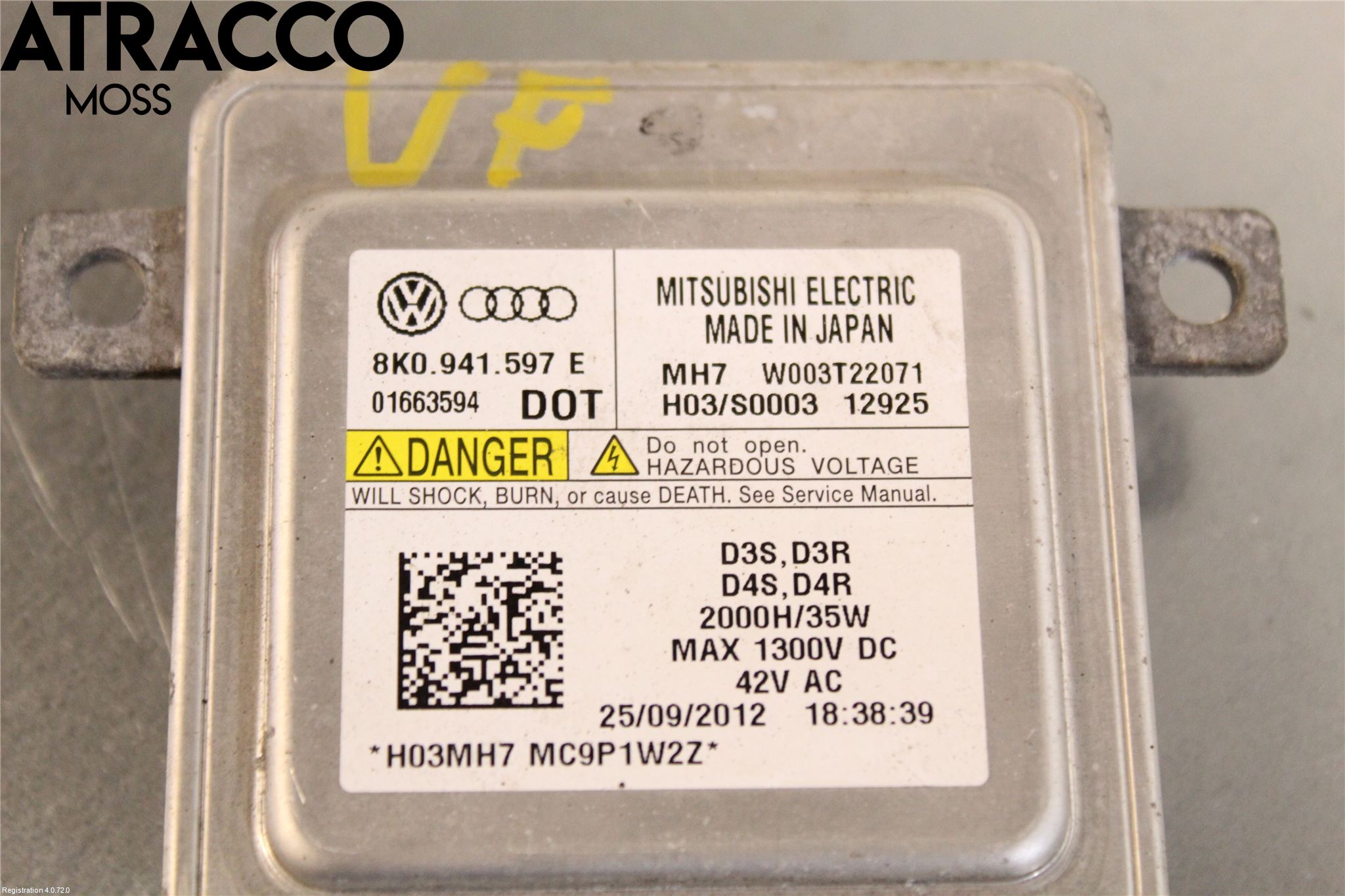 Volkswagen VW TOURAN 10-15 Styreenhet Xenon