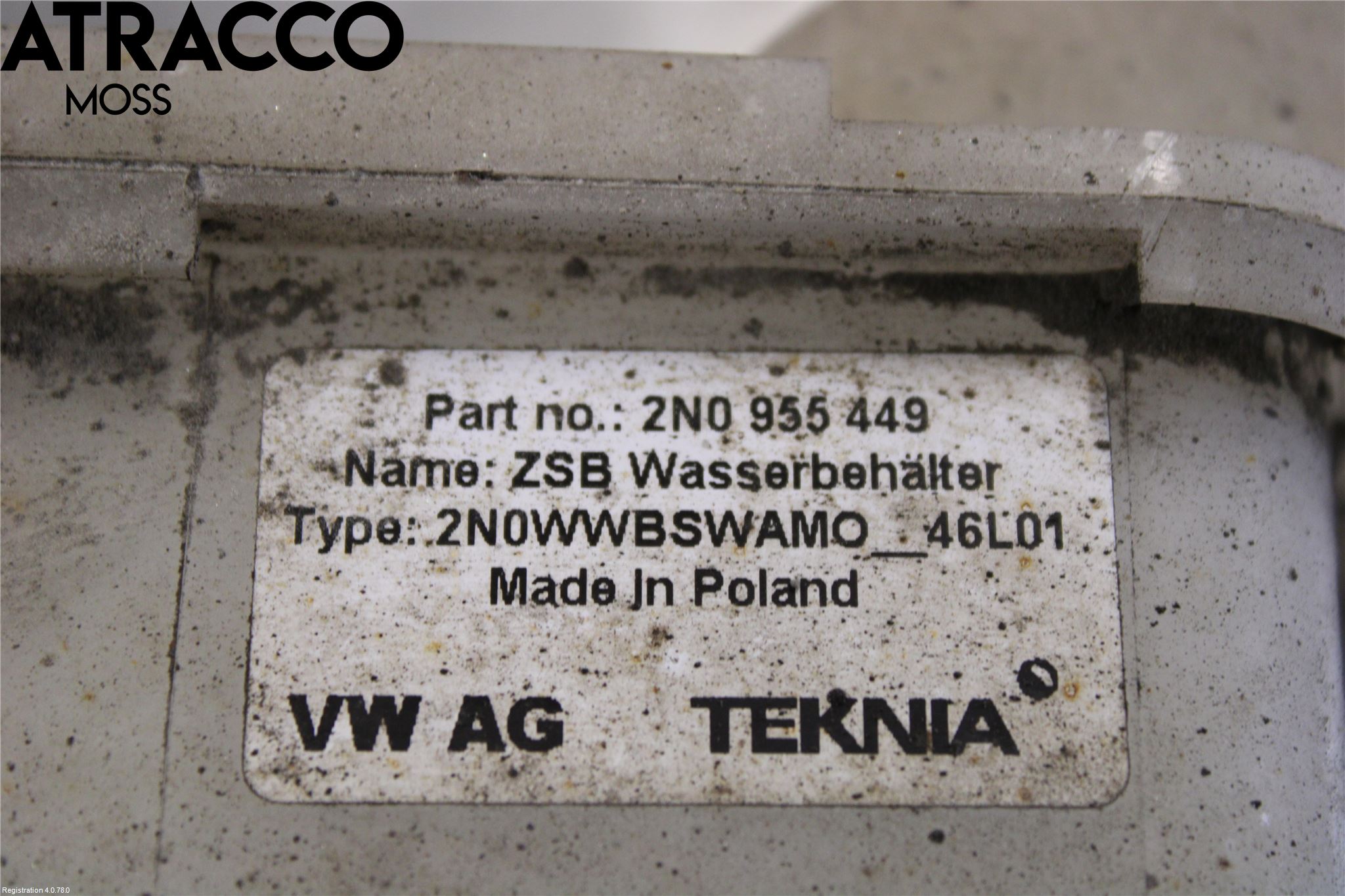 Volkswagen VW CRAFTER II / E-CRAFTER 17- Spylerbeholder Frontrute