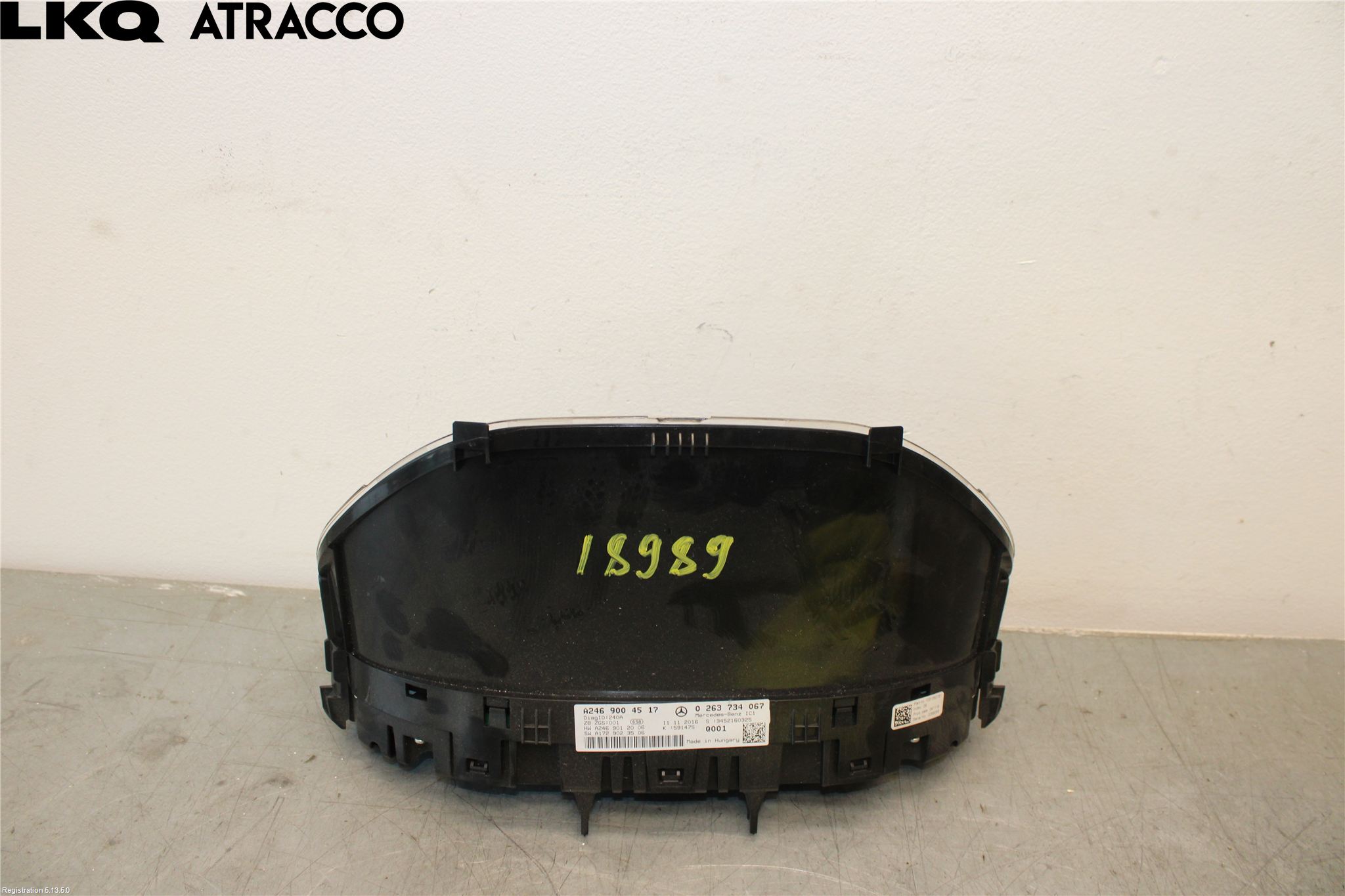 Mercedes-Benz MB B-KLASS (W246/W242) 12-19 Instr Kombinert