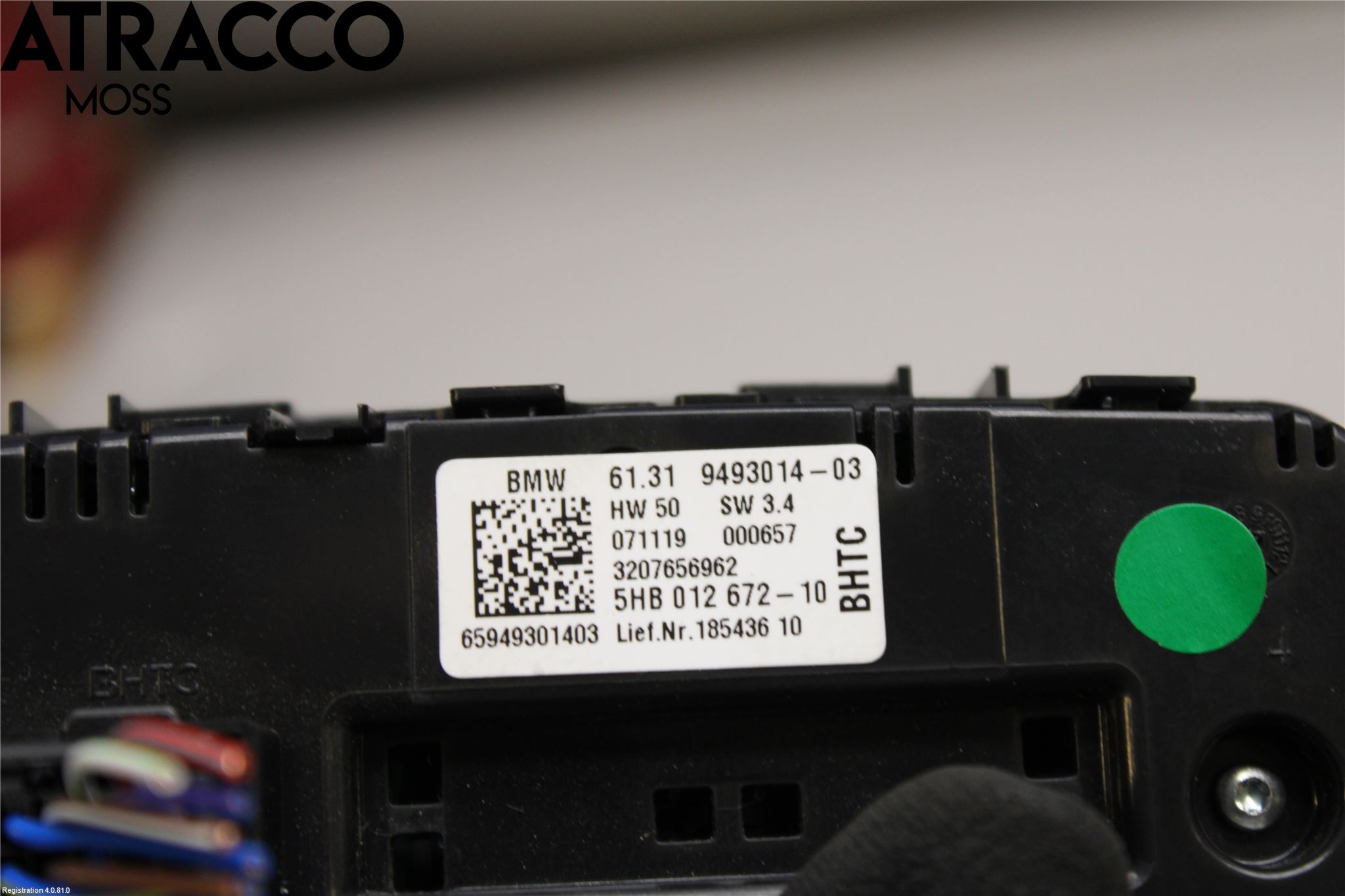 BMW X3 G01 18- Varme Ac Betjening-Display