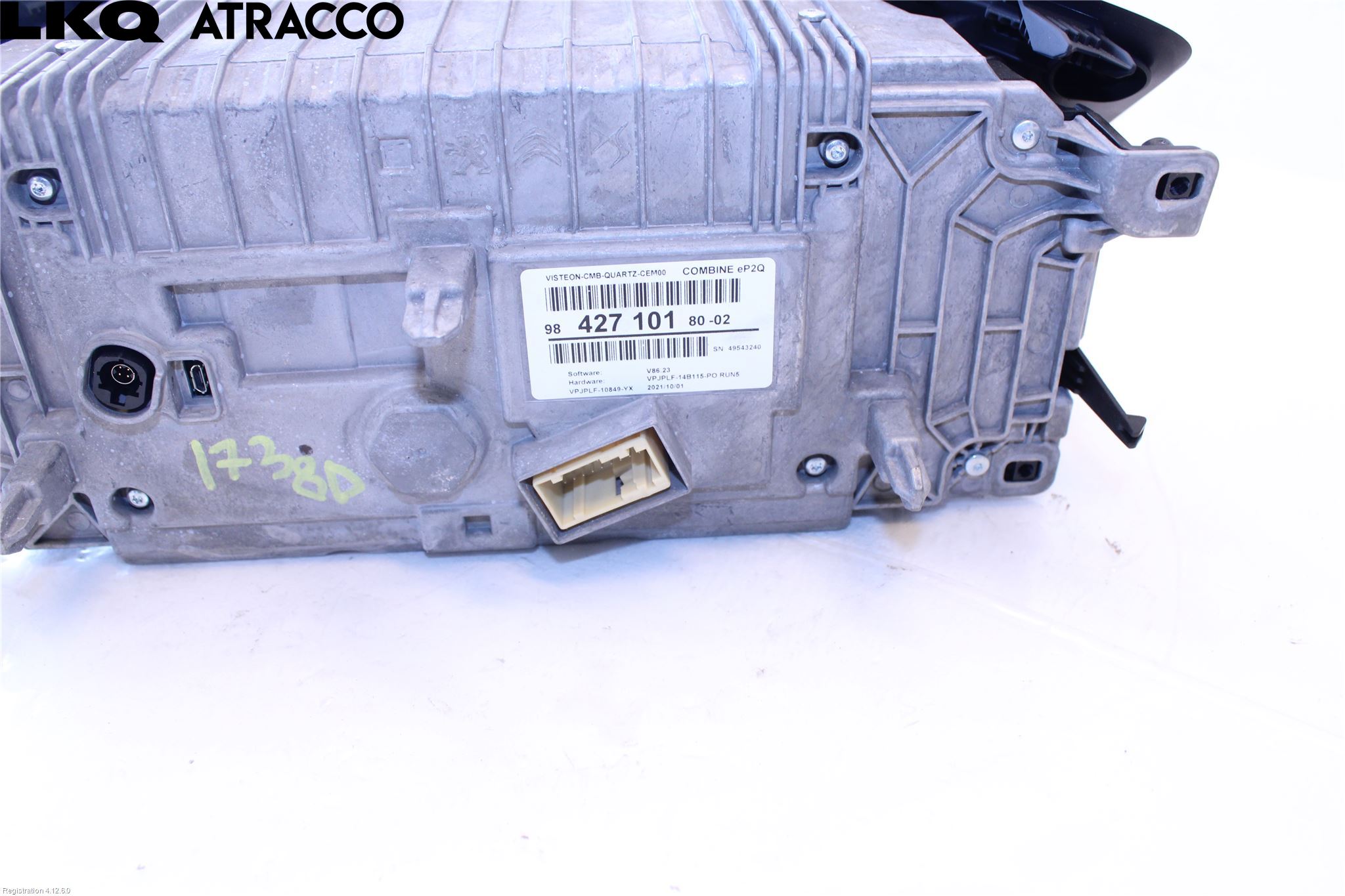 Peugeot 208/E-208 20- Instr Speedometer