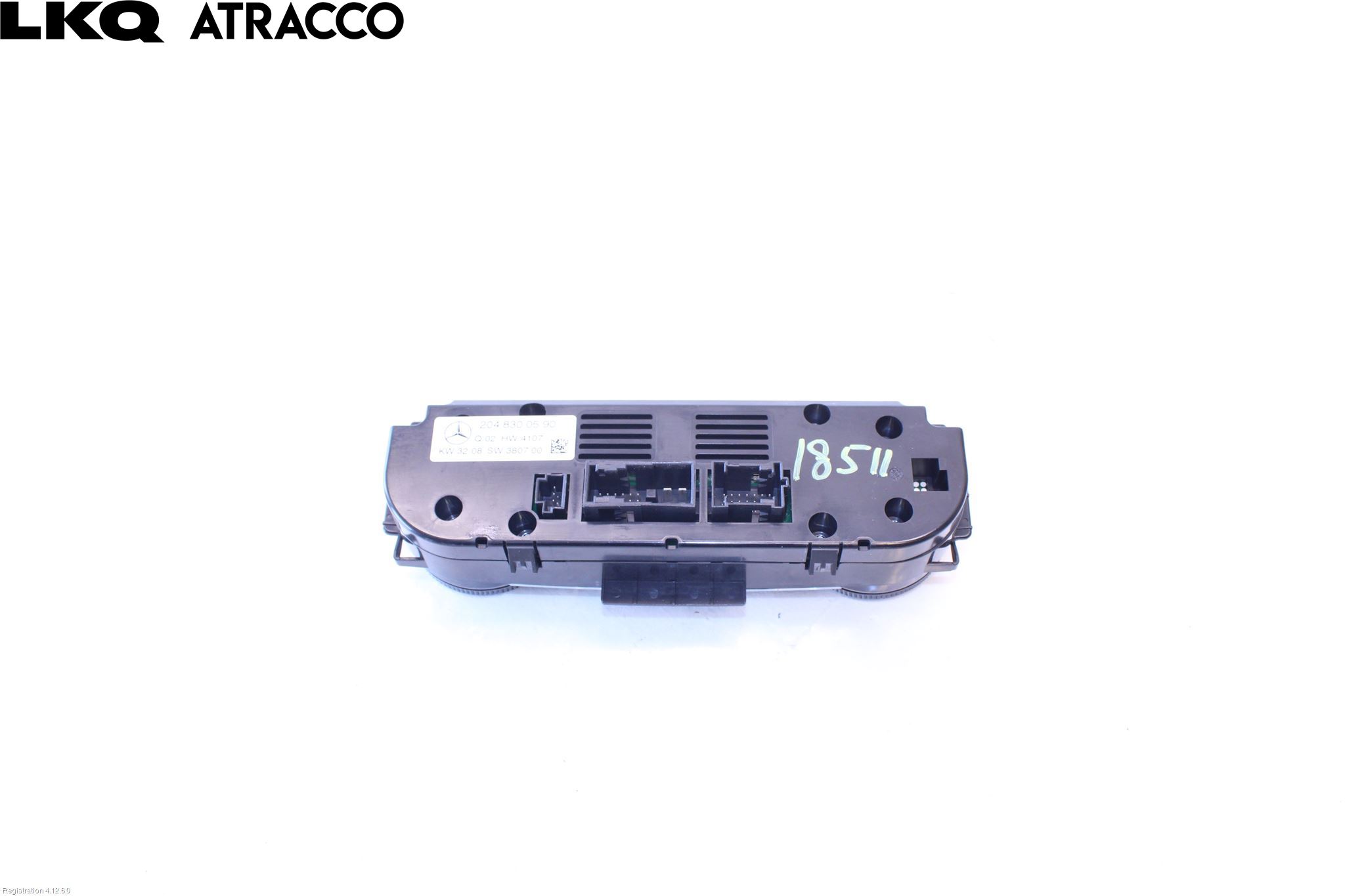 Mercedes-Benz MB C-KLASS (W204) 07-15 Varmeapparat Panel(Regulering)