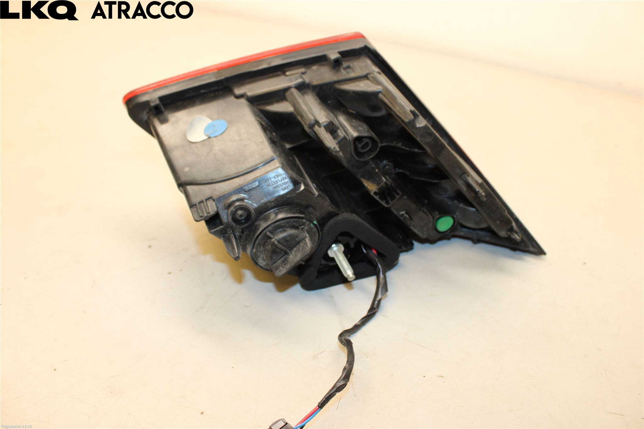 Peugeot 308 14-21 Baklykt Høyre  På Luke(Indre)