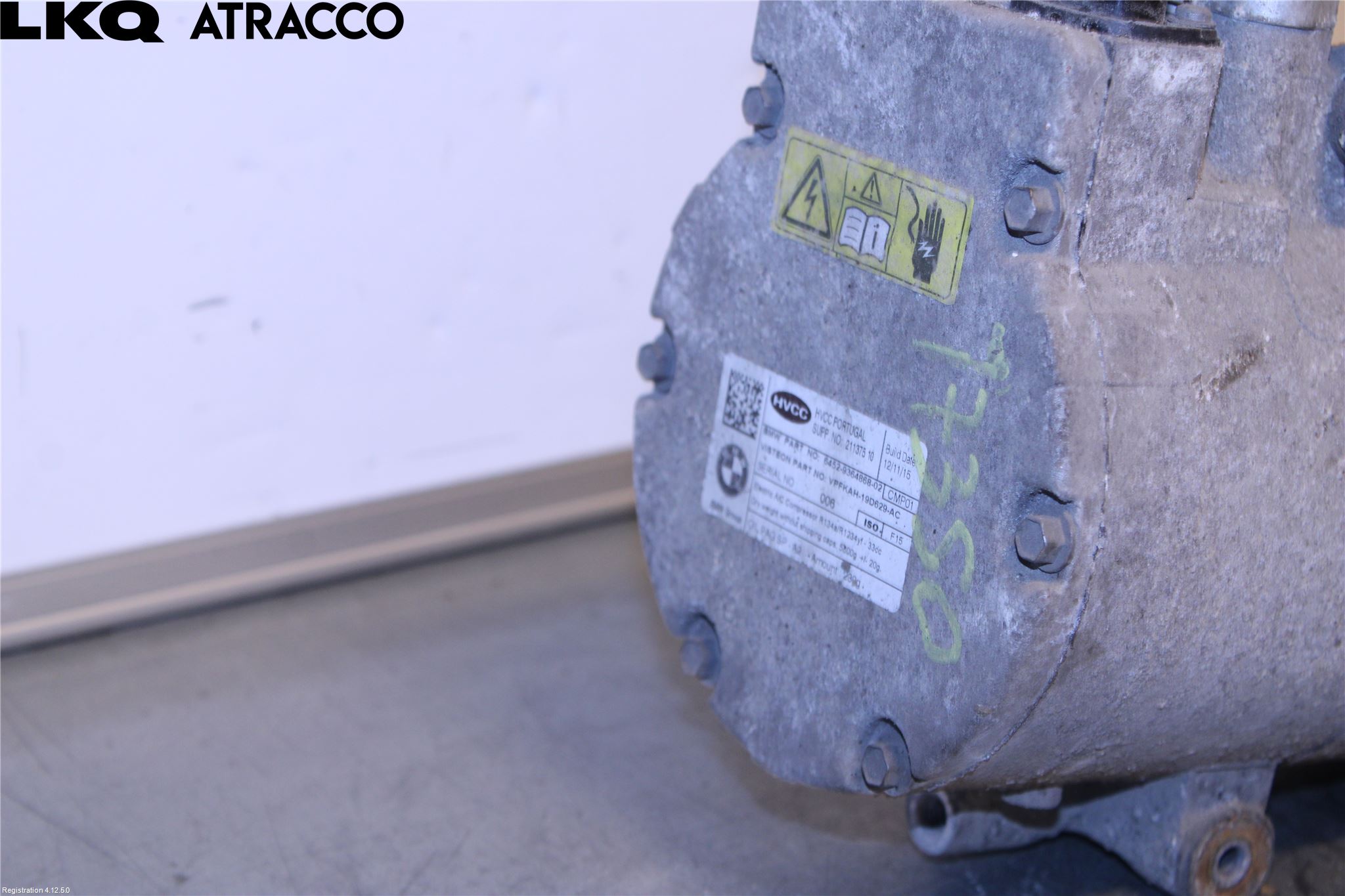 BMW i3 I01 13-22 Varme Ac Kompressor