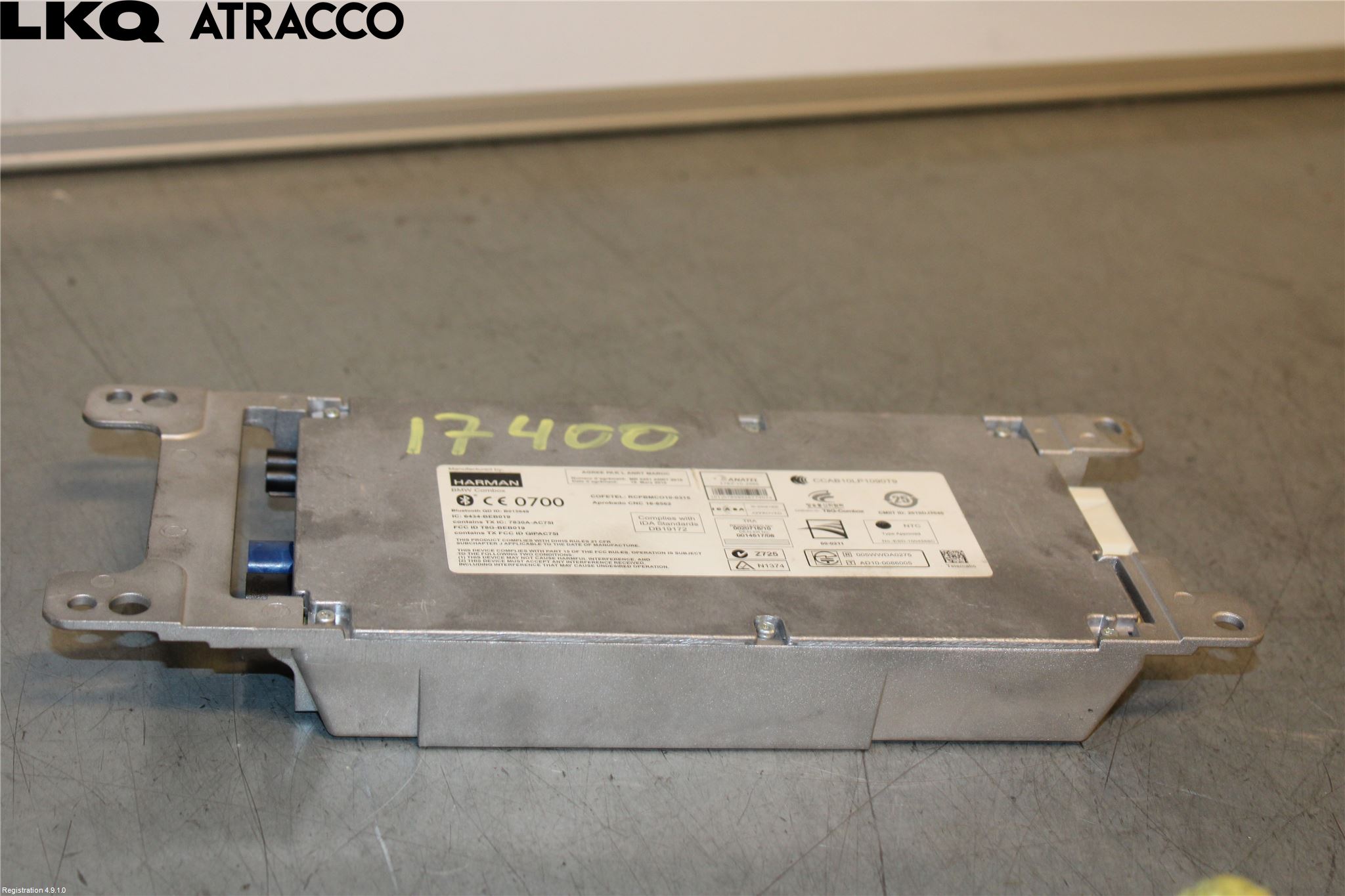 BMW 5 F10/F11/F18 09-17 Stereo Forsterker