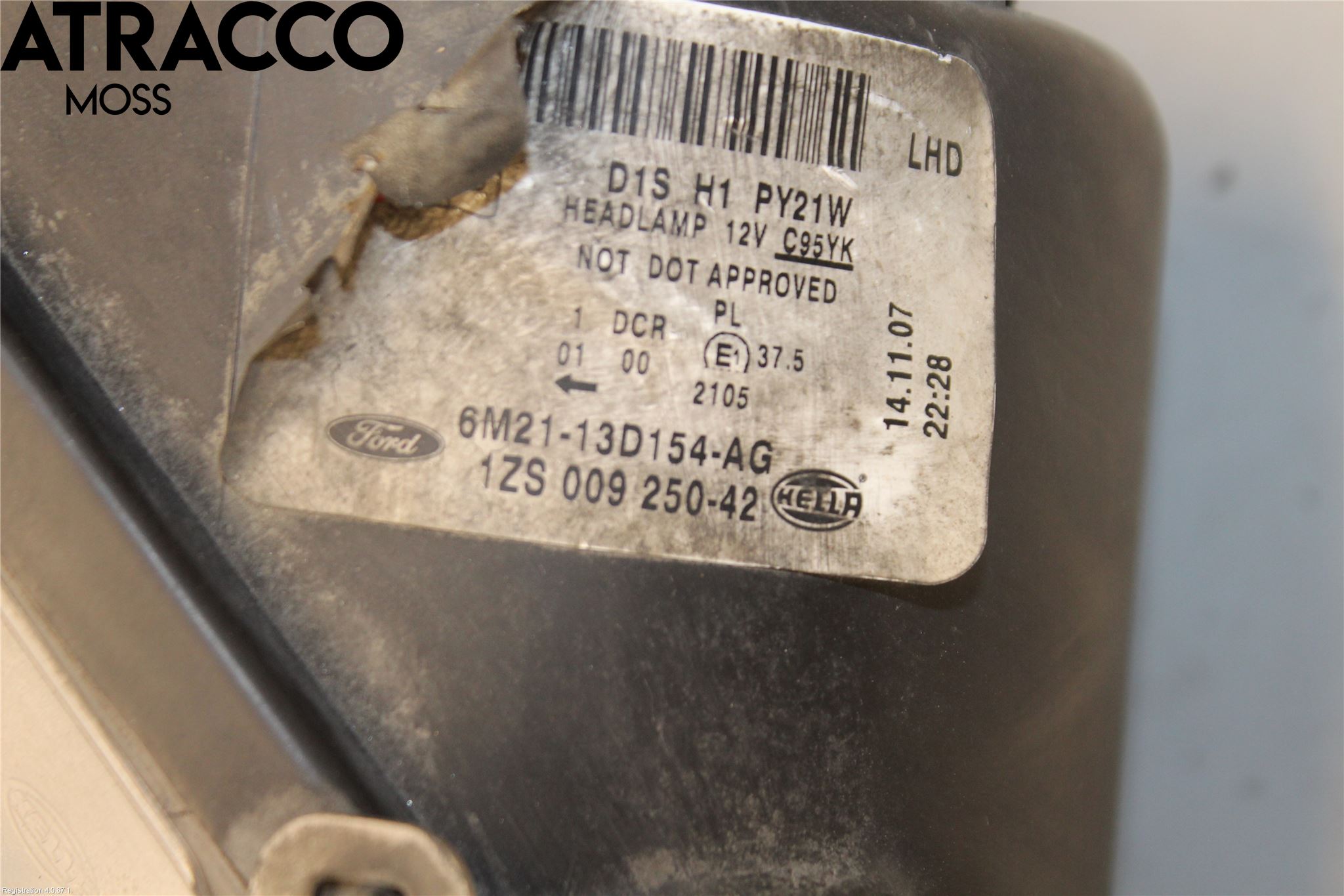 Ford GALAXY 06-15 Frontlykt Høyre