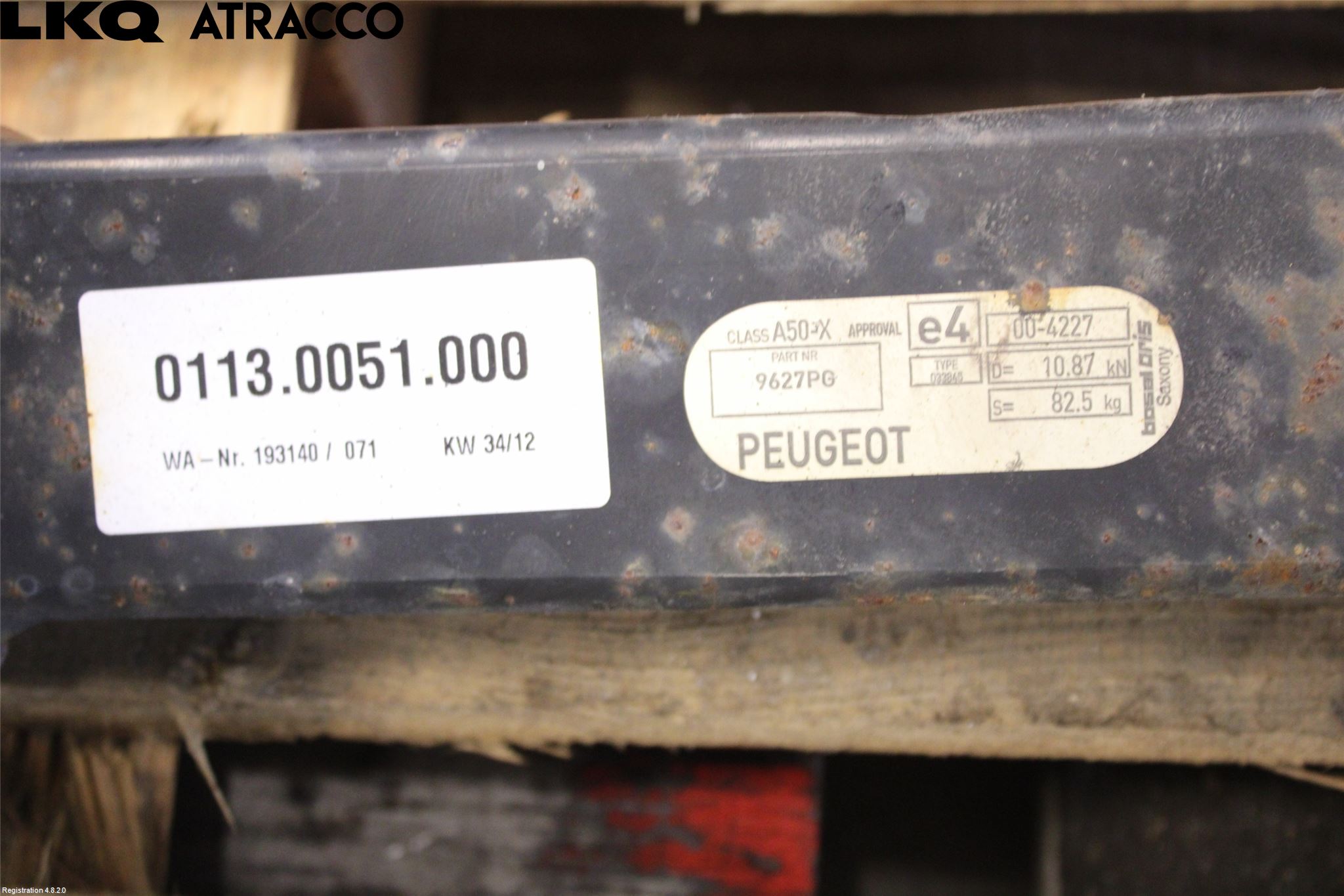 Peugeot 508 11-18 Tilhengerfeste