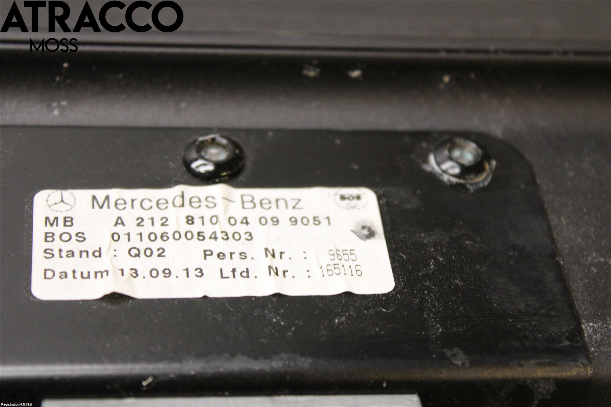 Mercedes-Benz MB E-KLASS (W212) 09-16 Innr Bagasjeromkledsel