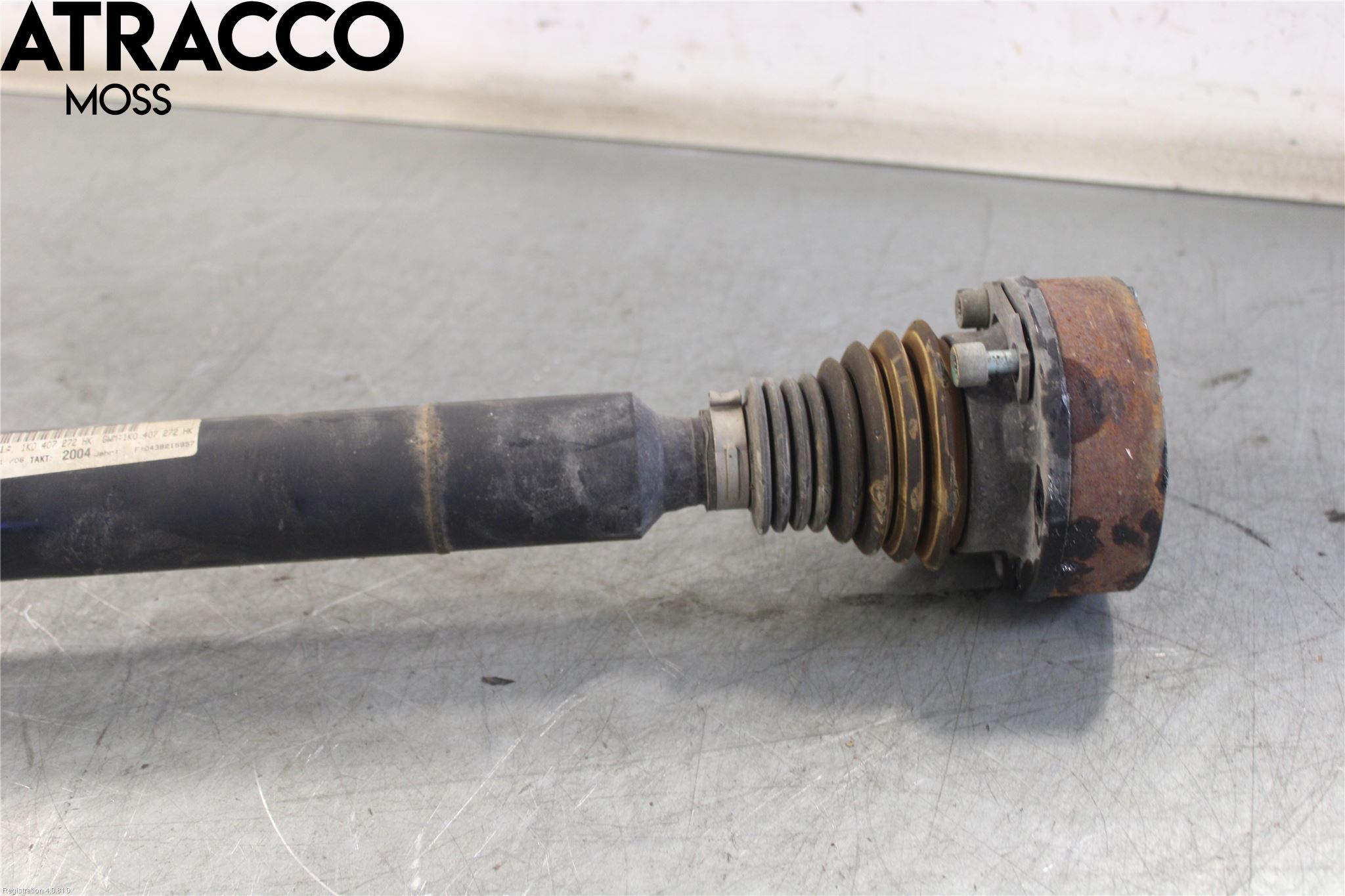 Volkswagen VW GOLF V 04-09 Drivaksel Foran Kompl Høyre