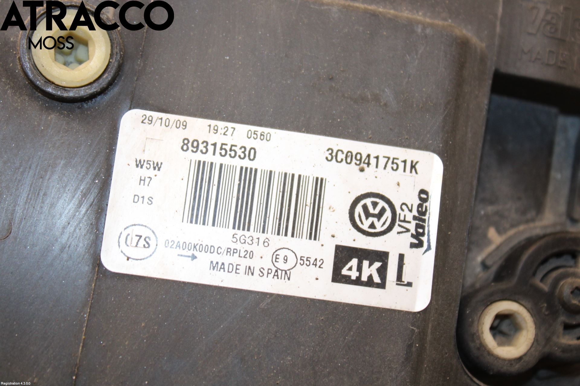 Volkswagen VW PASSAT 05-11 Frontlykt Venstre