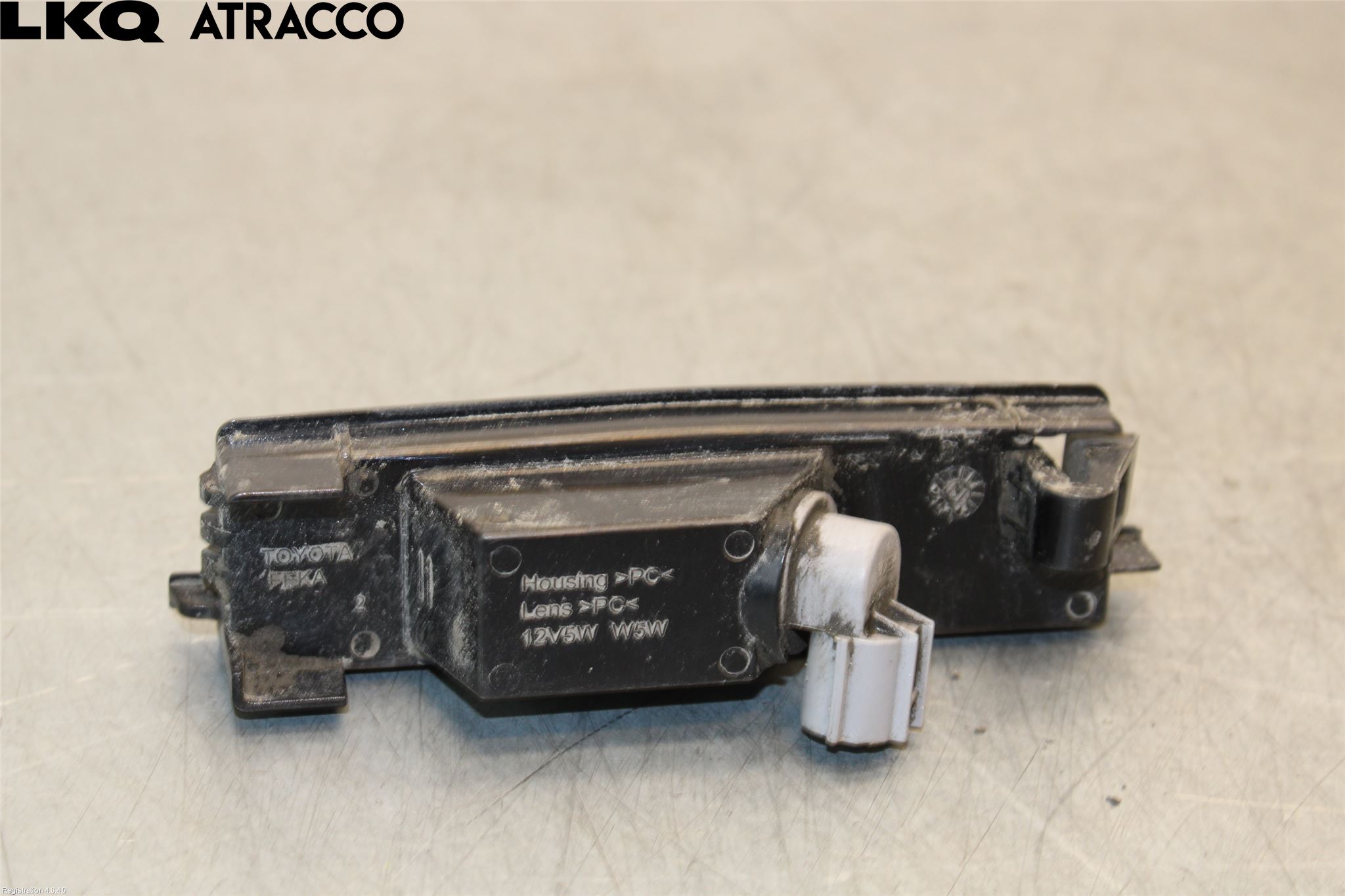 Toyota COROLLA 19- Skilt Belysning