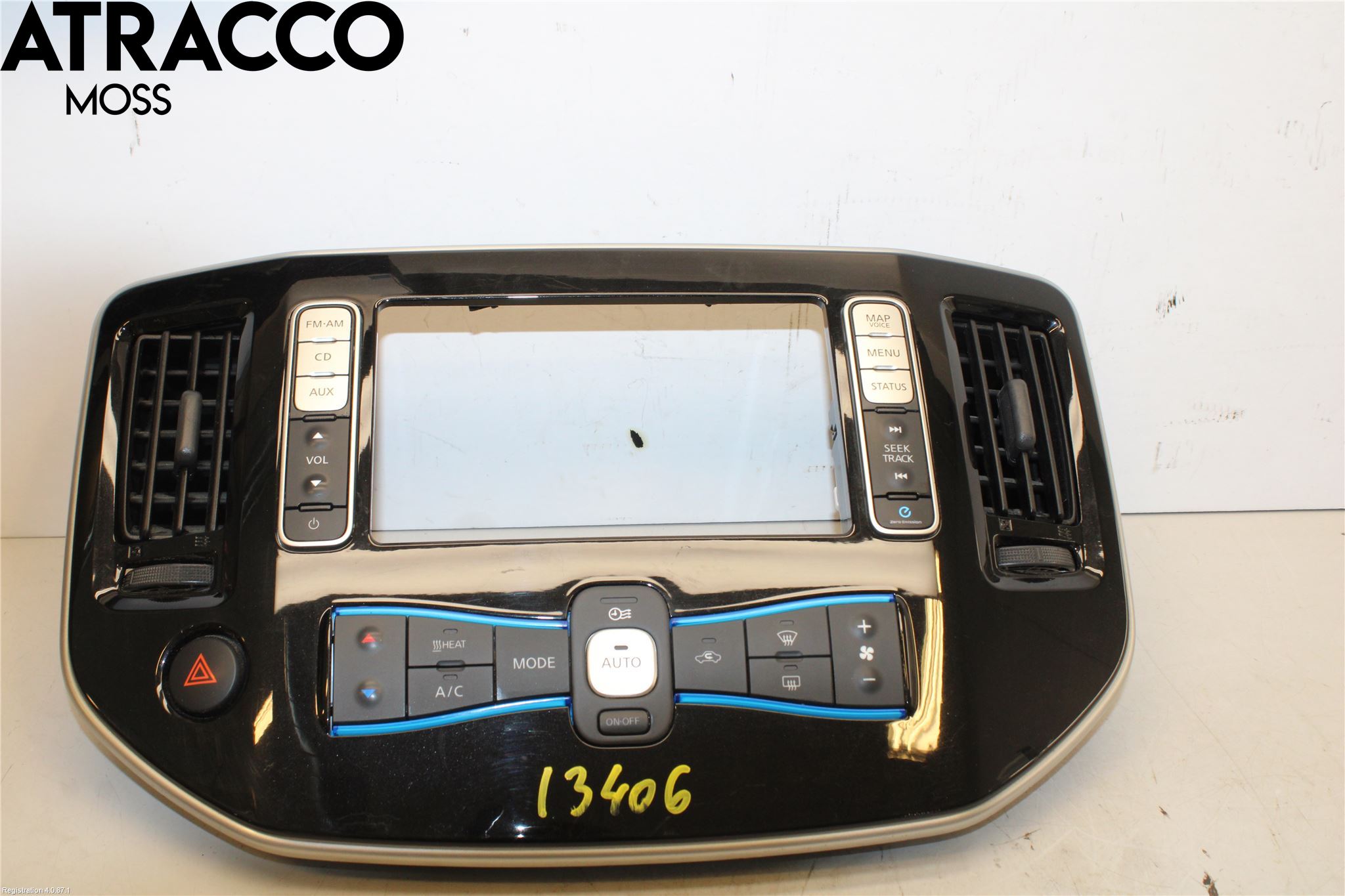 Nissan E-NV200/EVALIA Varme Ac Betjening-Display