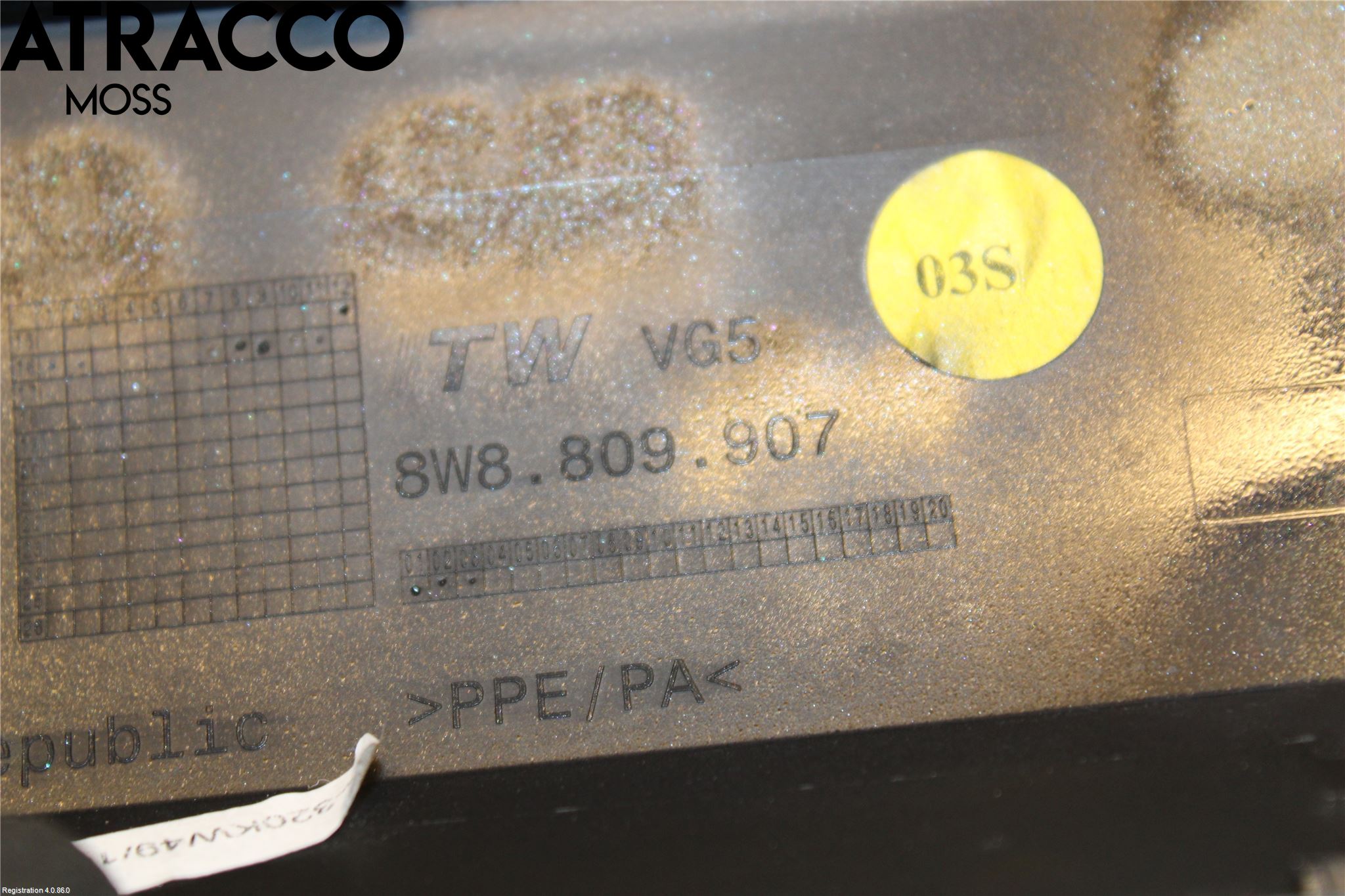 Audi A5 17- Drivstoff Tankluke