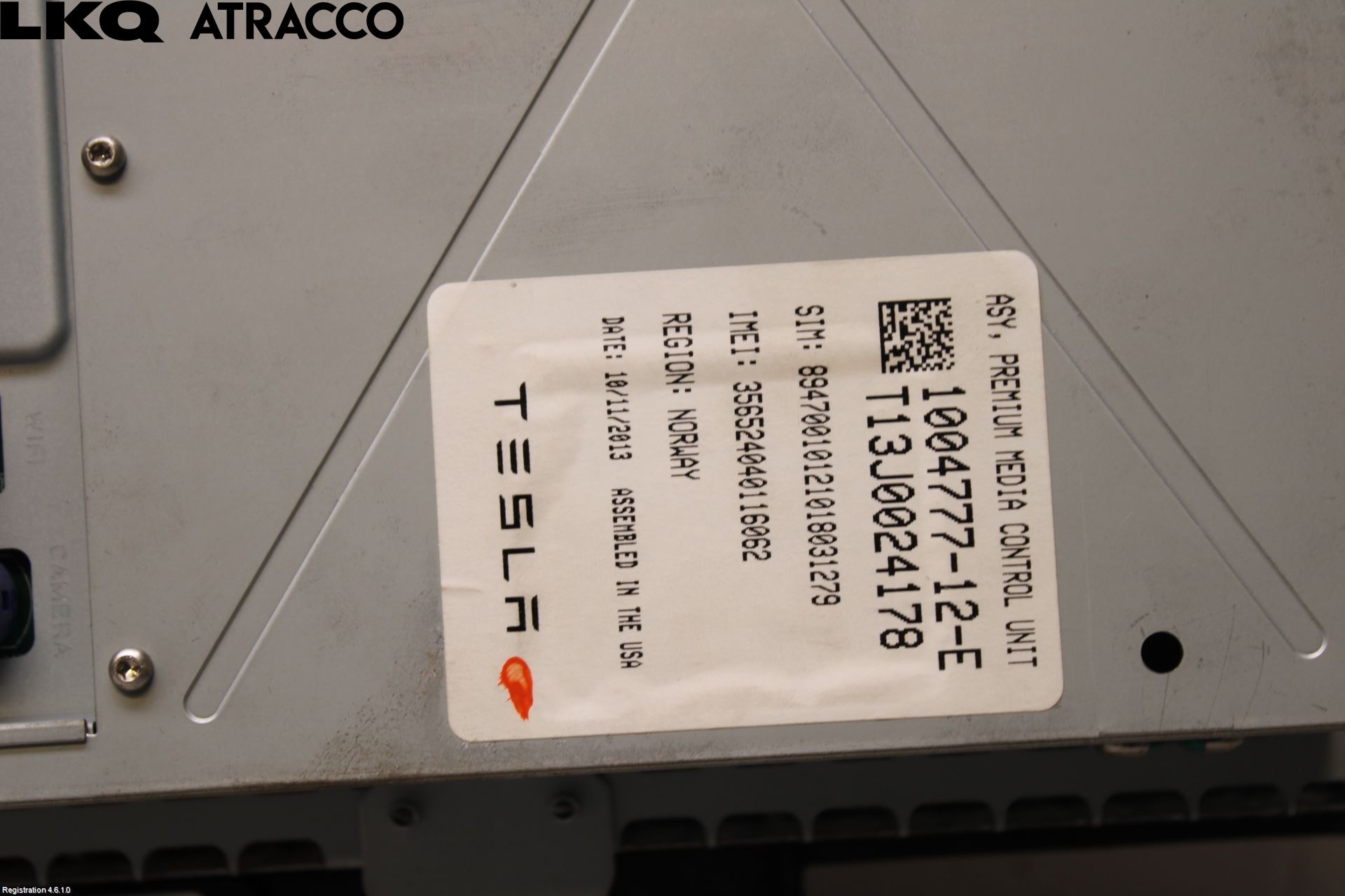 Tesla MODEL S 13- Multifunktionsdisplay