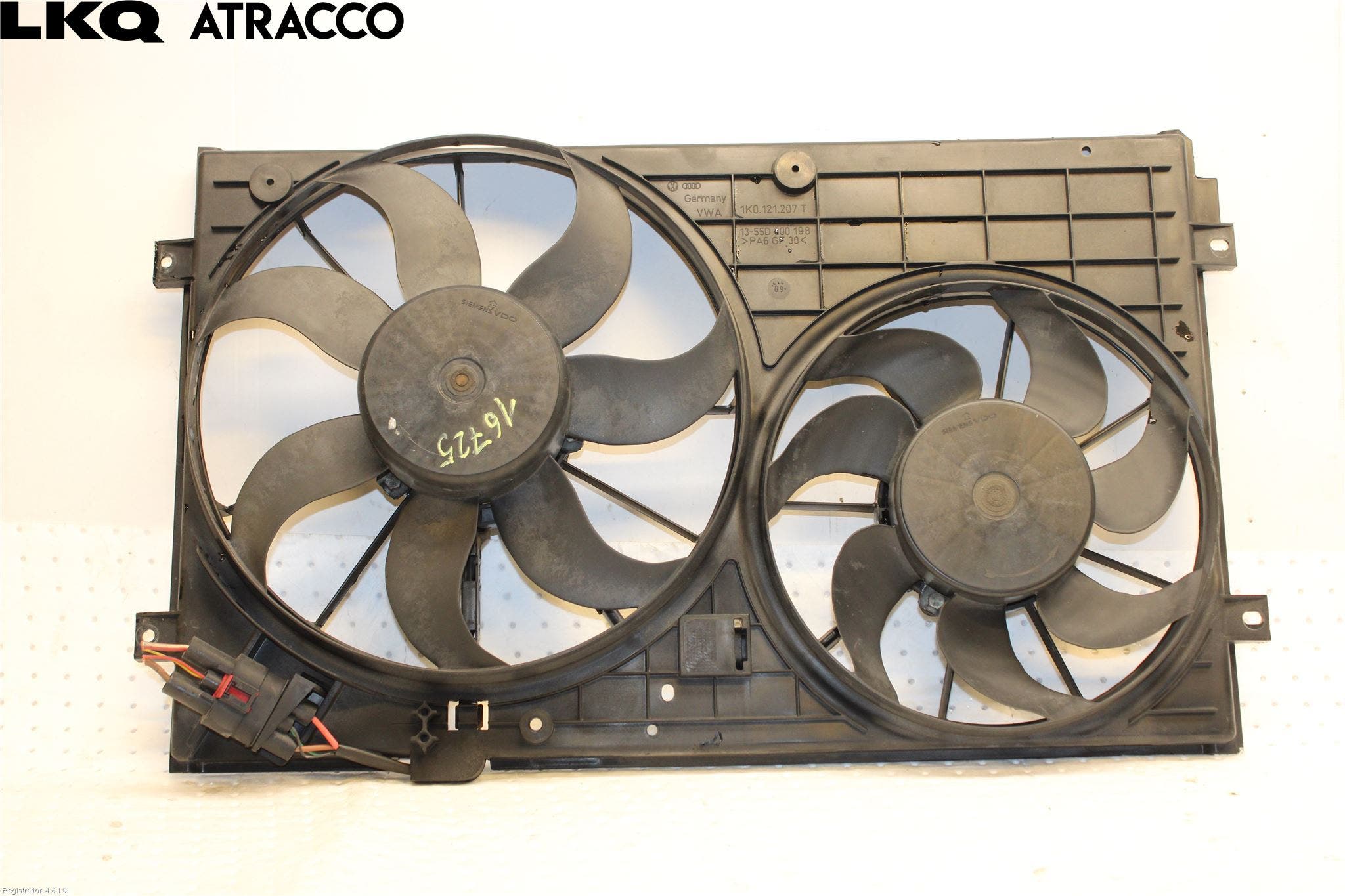 Audi A3/S3 05-13 Kjølevifte Elektrisk