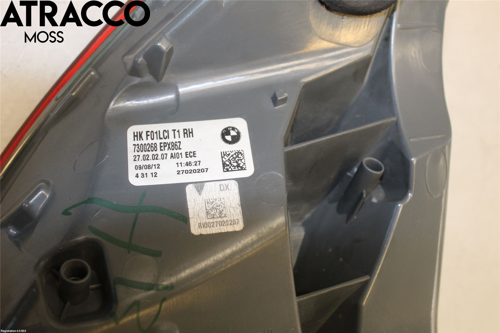 BMW 7 F01/02/03/04 09-15 Baklykt Høyre