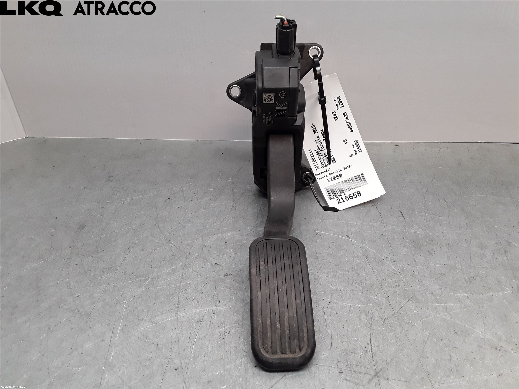 Toyota COROLLA 19- Gasspedal